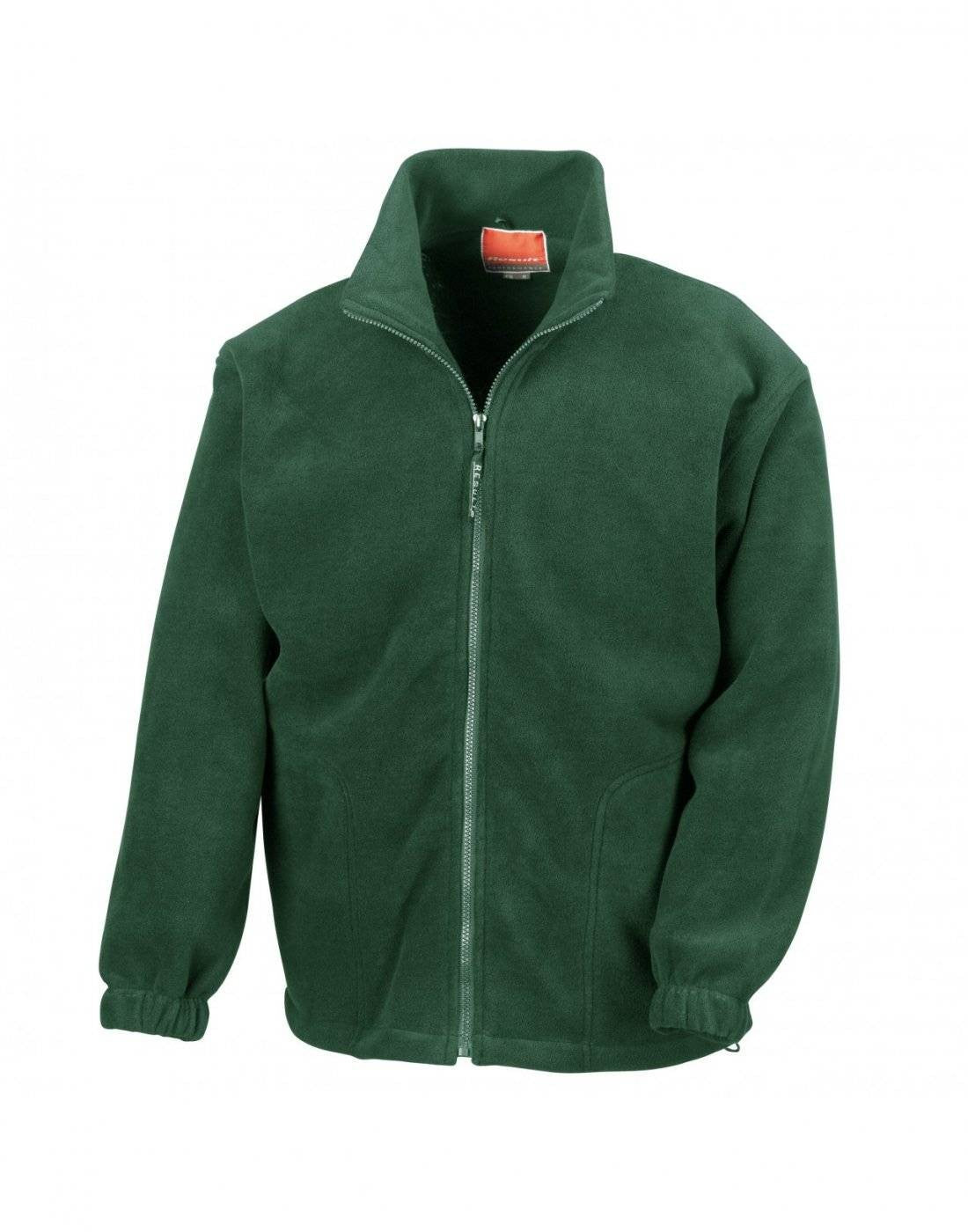 Full Zip Active Fleece Jacket | FOREST GREEN