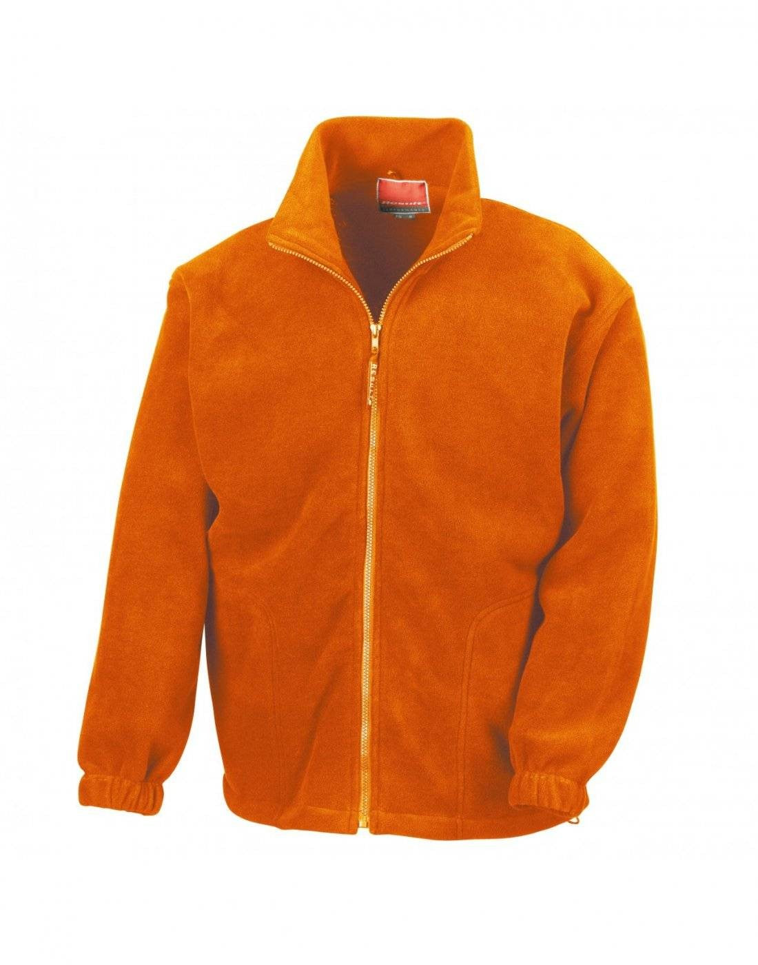 Full Zip Active Fleece Jacket | ORANGE