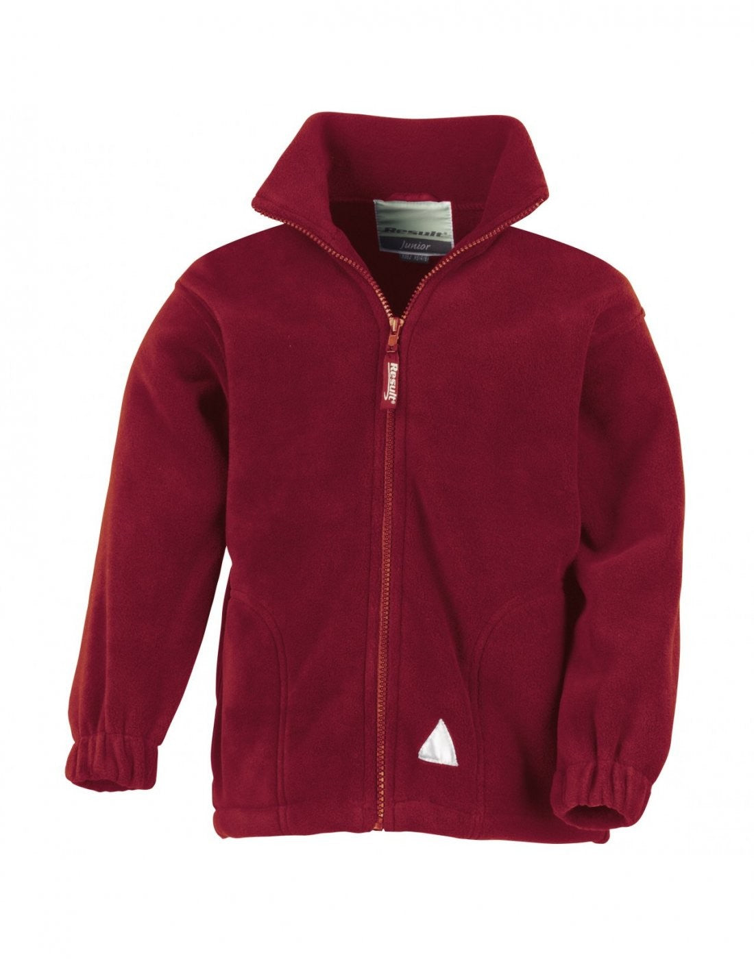 Junior Full Zip Active Fleece Jacket | BURGUNDY