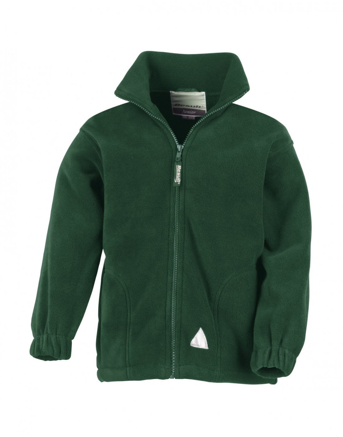 Junior Full Zip Active Fleece Jacket | FOREST GREEN