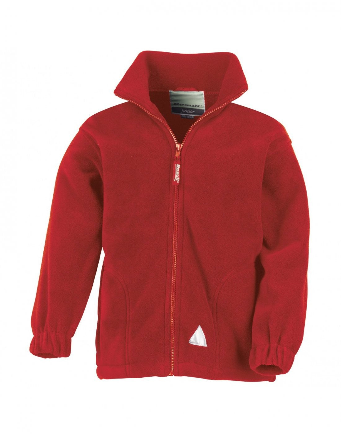Junior Full Zip Active Fleece Jacket | RED