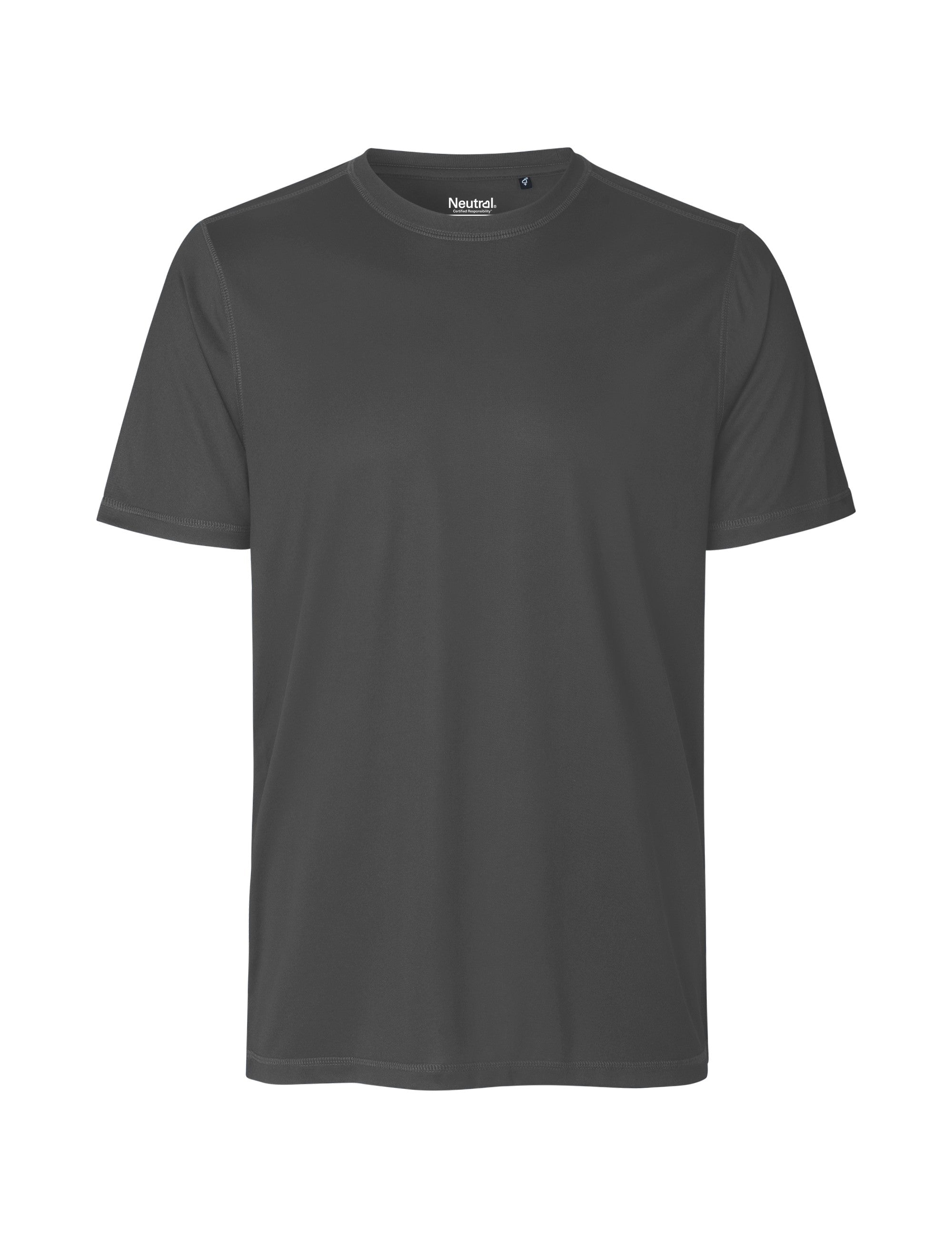 Neutral Recycled Performance T-Shirt | CHARCOAL
