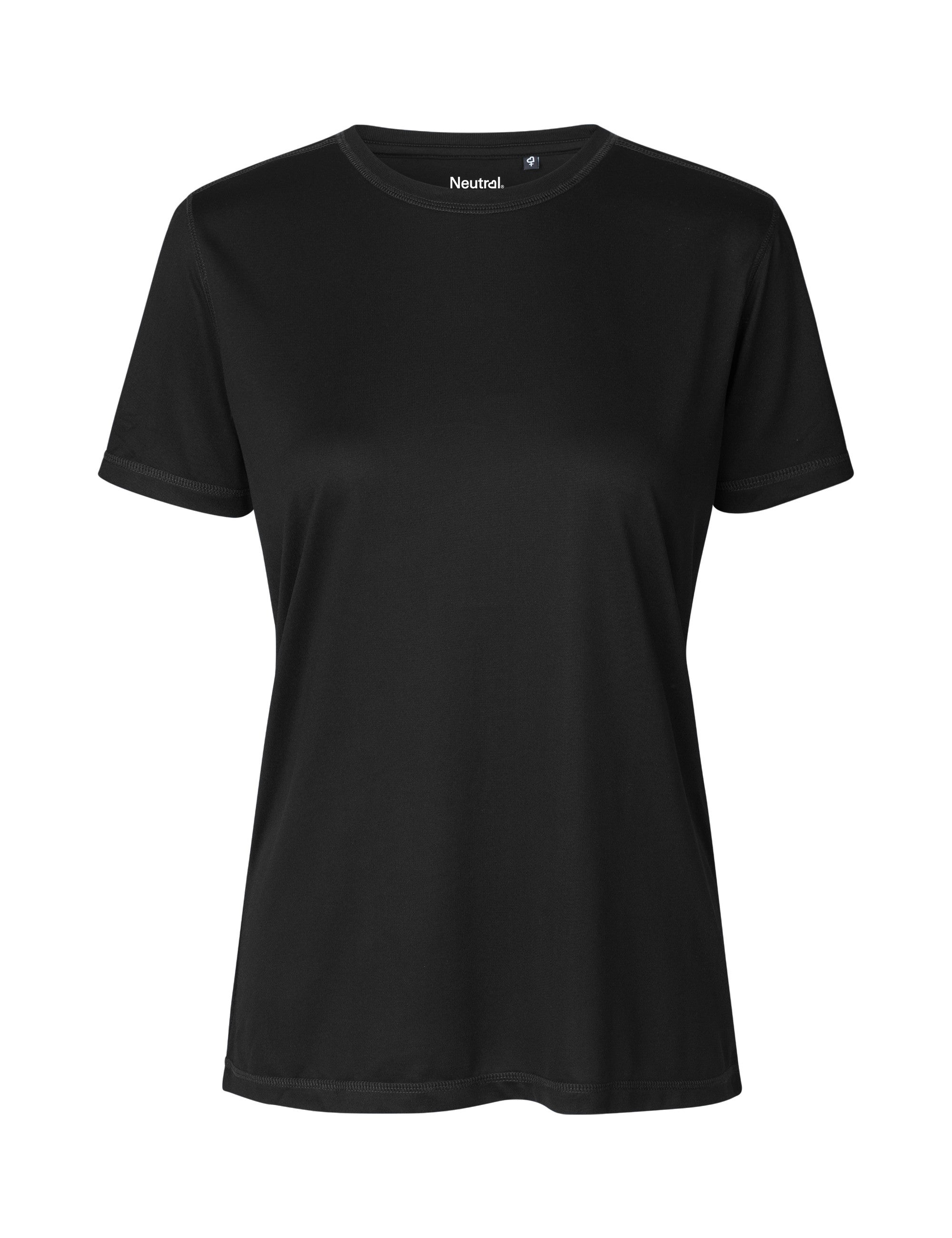 Neutral Ladies Recycled Performance T-Shirt | BLACK