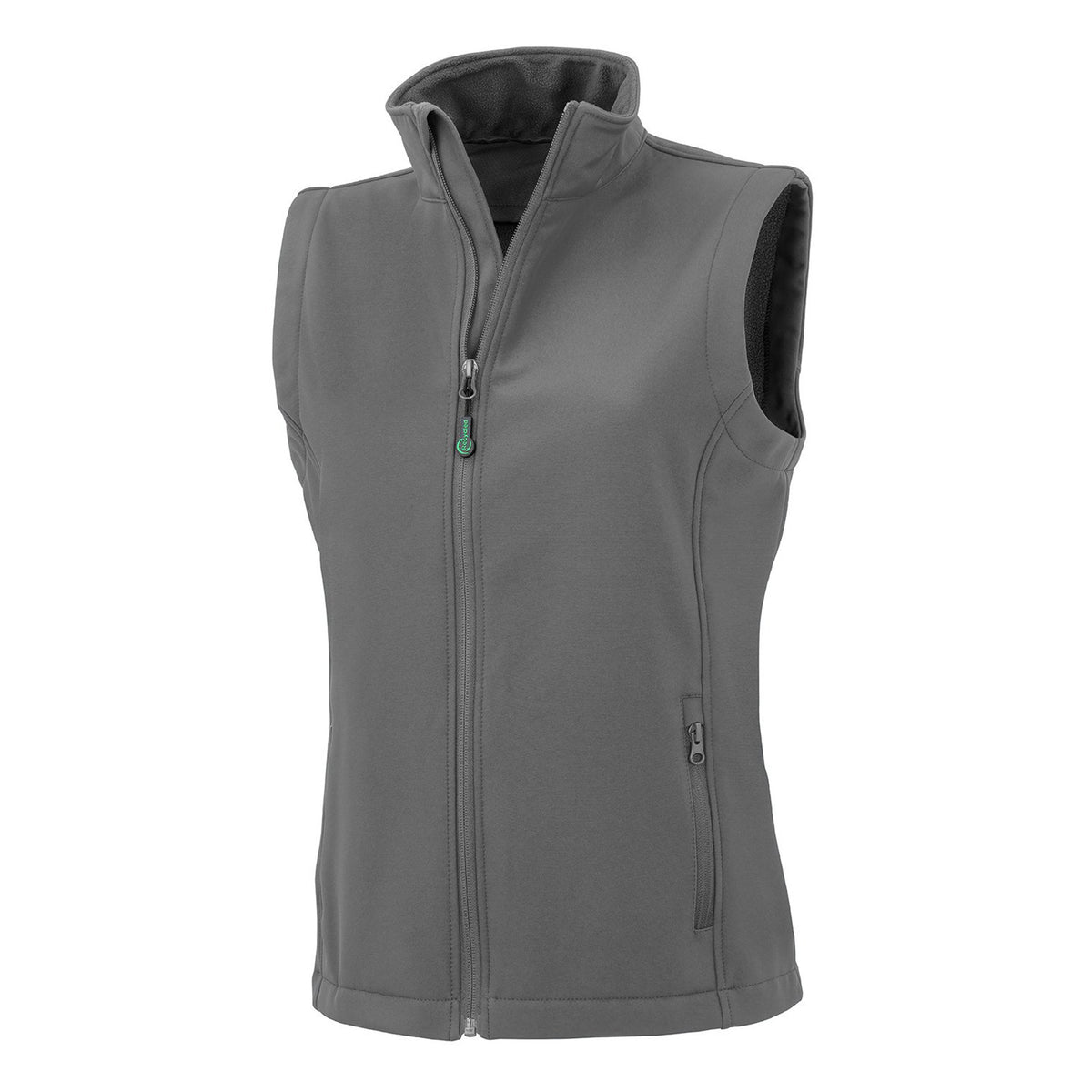 Womens Recycled  2-Layer Softshell Body Warmer | WORKGUARD GREY
