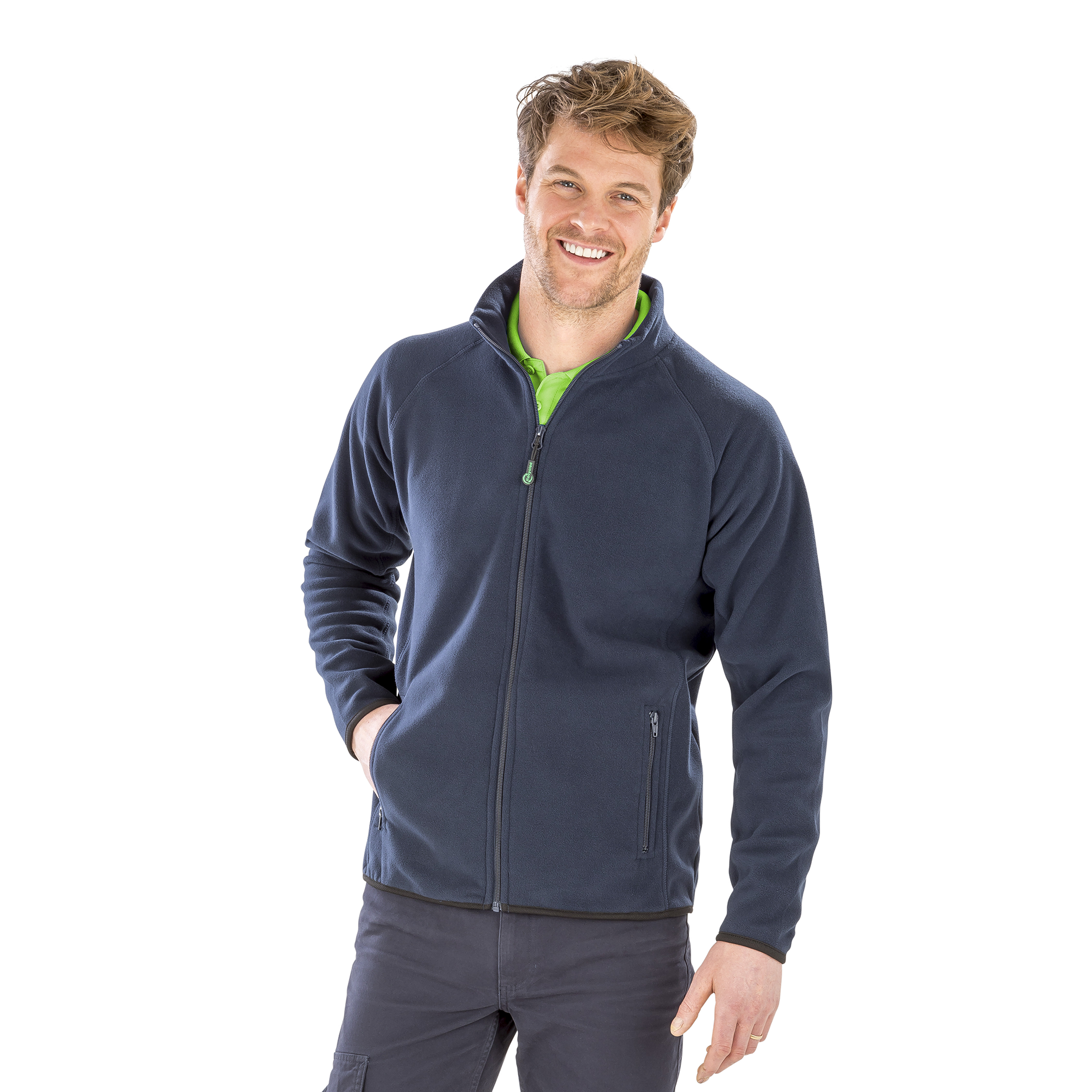 Recycled Fleece Polarthermic Jacket | FOREST GREEN