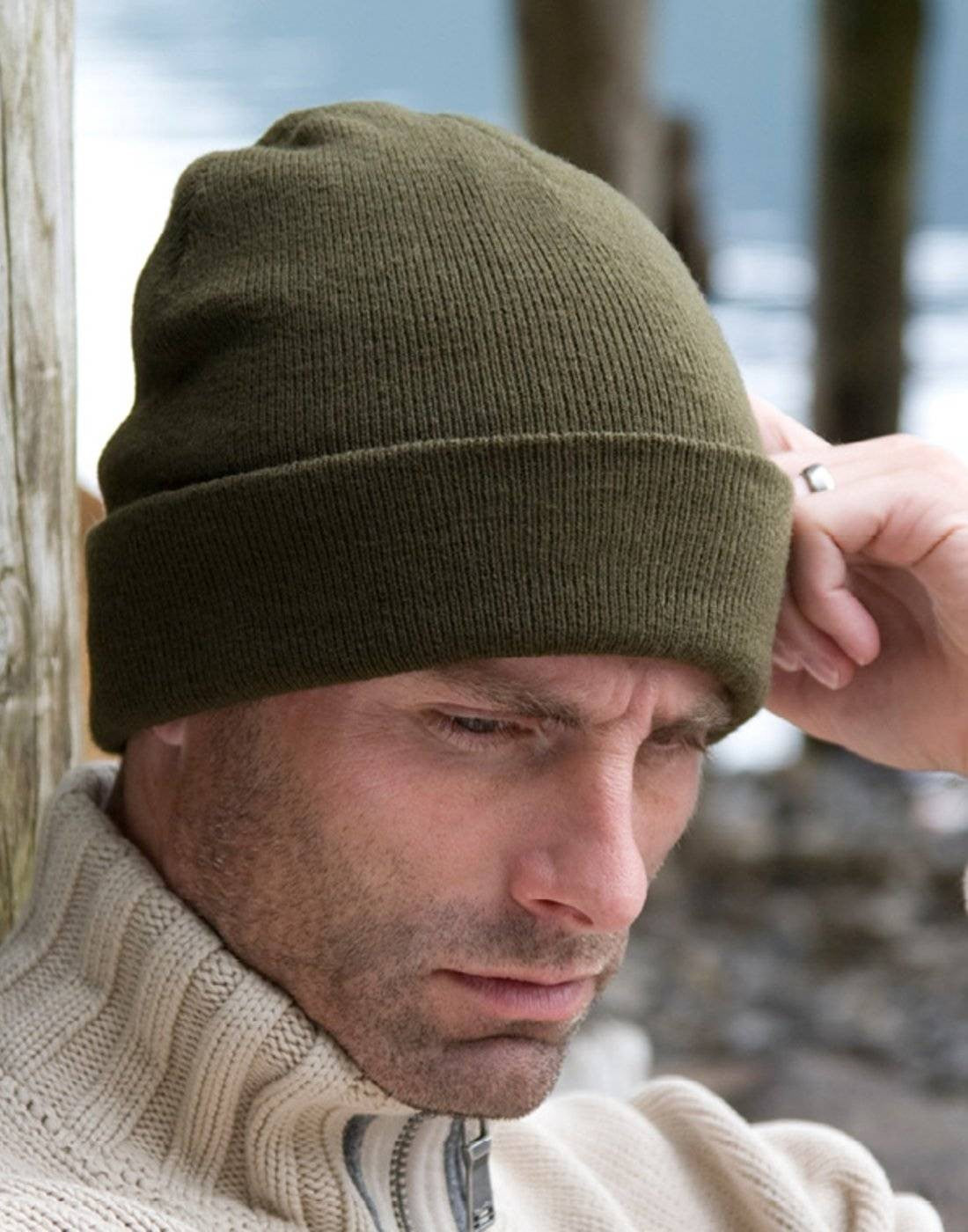 Lightweight Thinsulate Hat | OLIVE