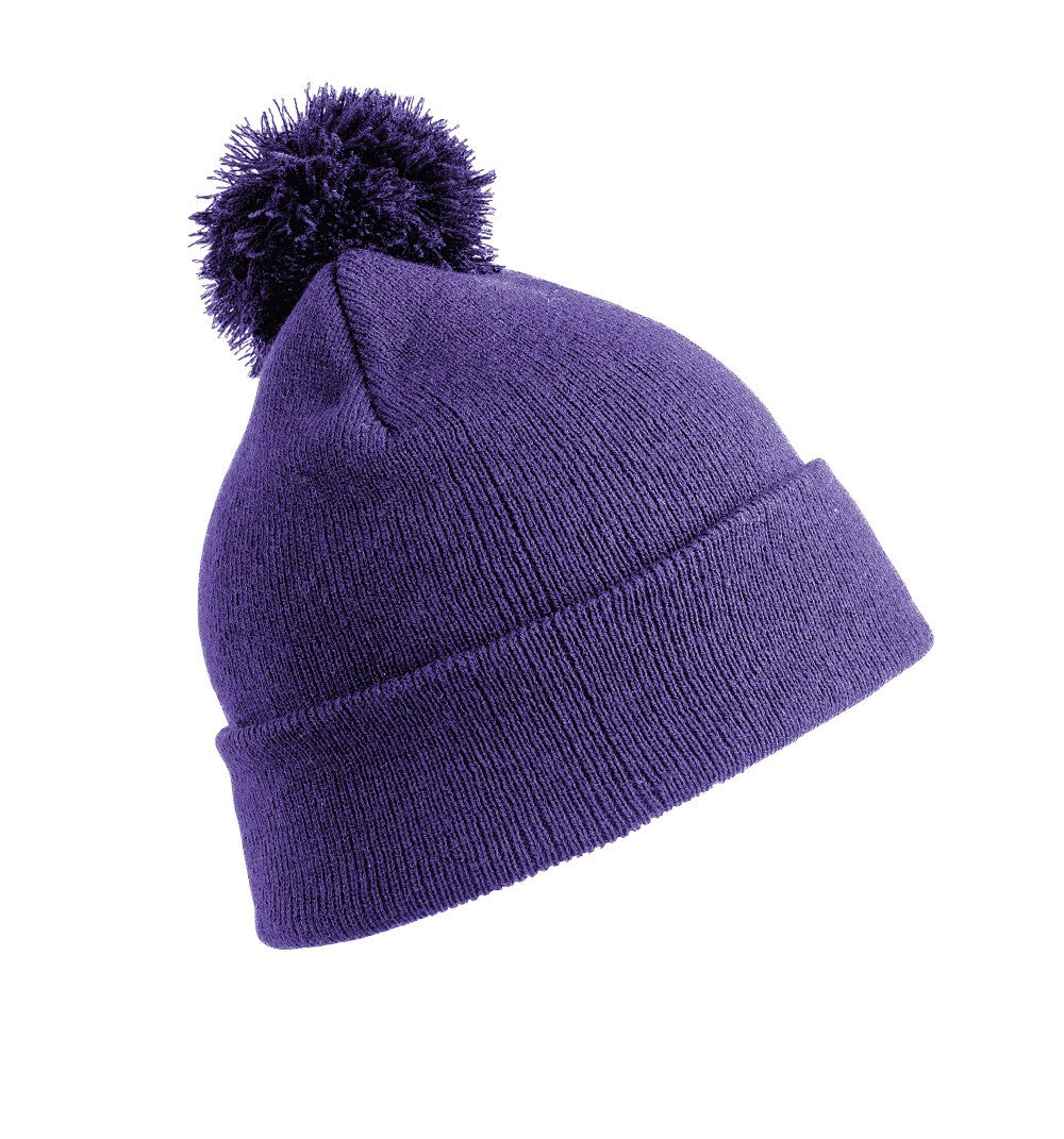 Pom Pom Beanie | PURPLE
