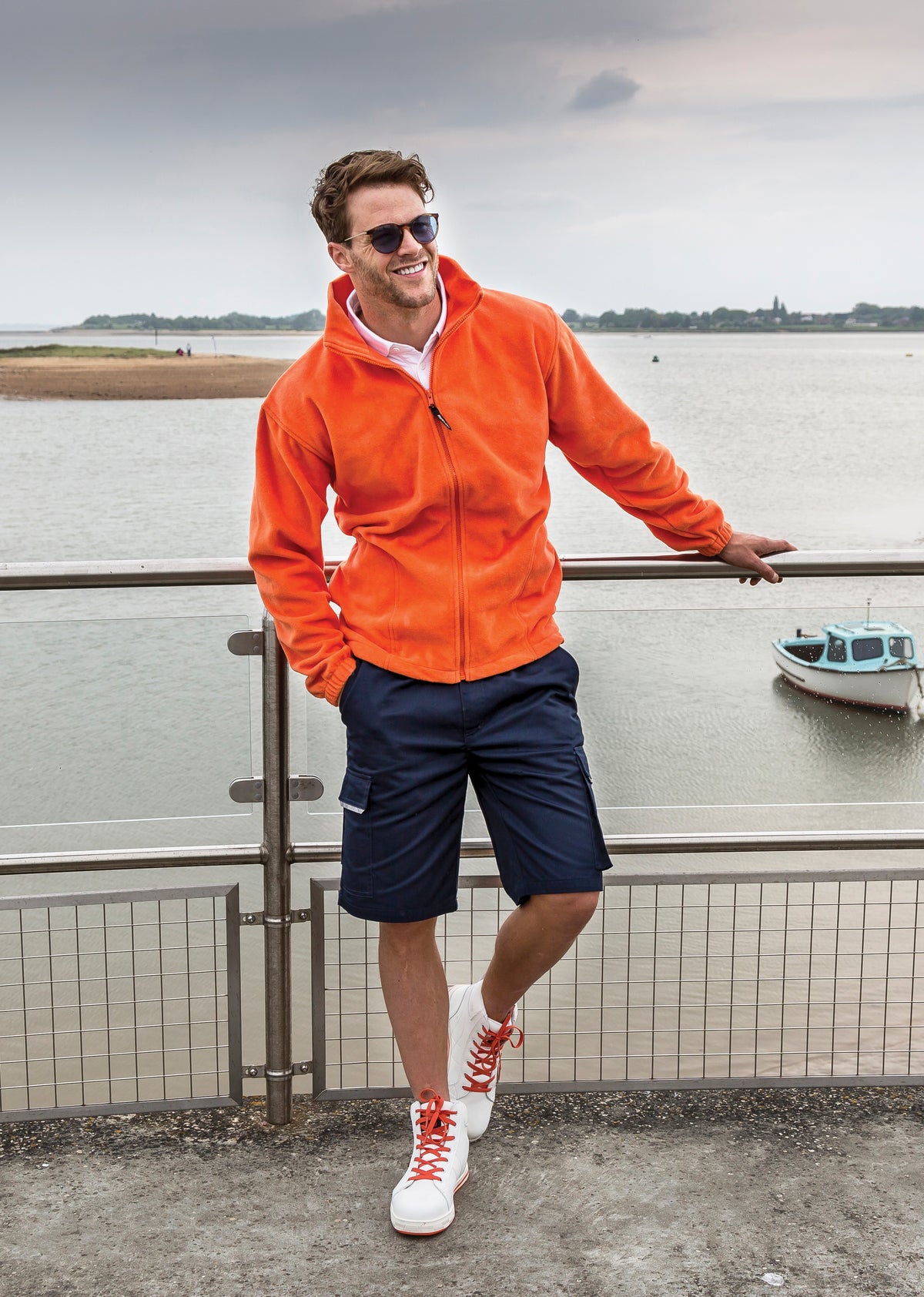 Full Zip Active Fleece Jacket | NATURAL
