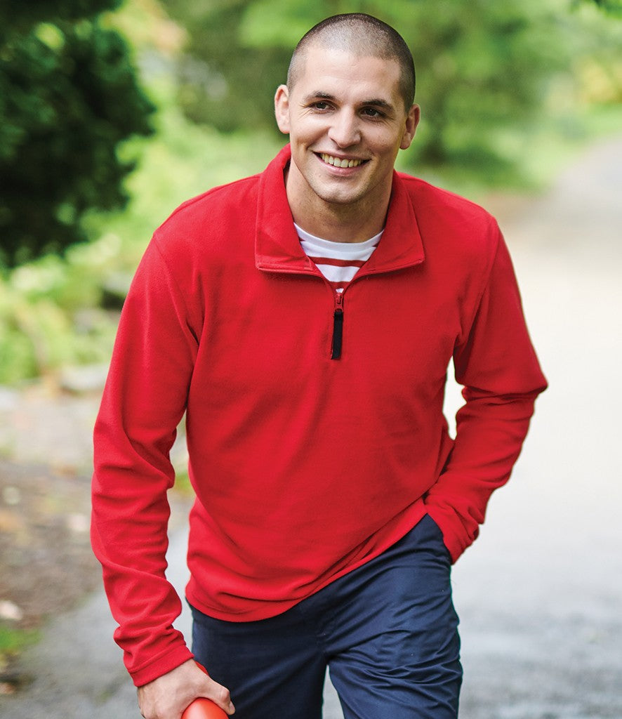 Micro Zip Neck | CLASSIC RED