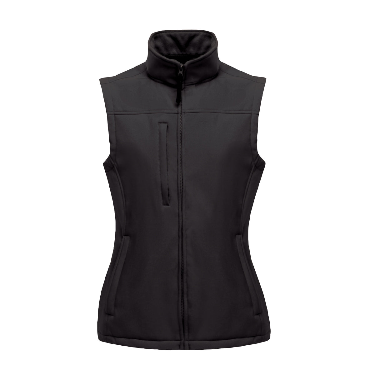 Womens Flux Softshell Bodywarmer | BLACK/BLACK