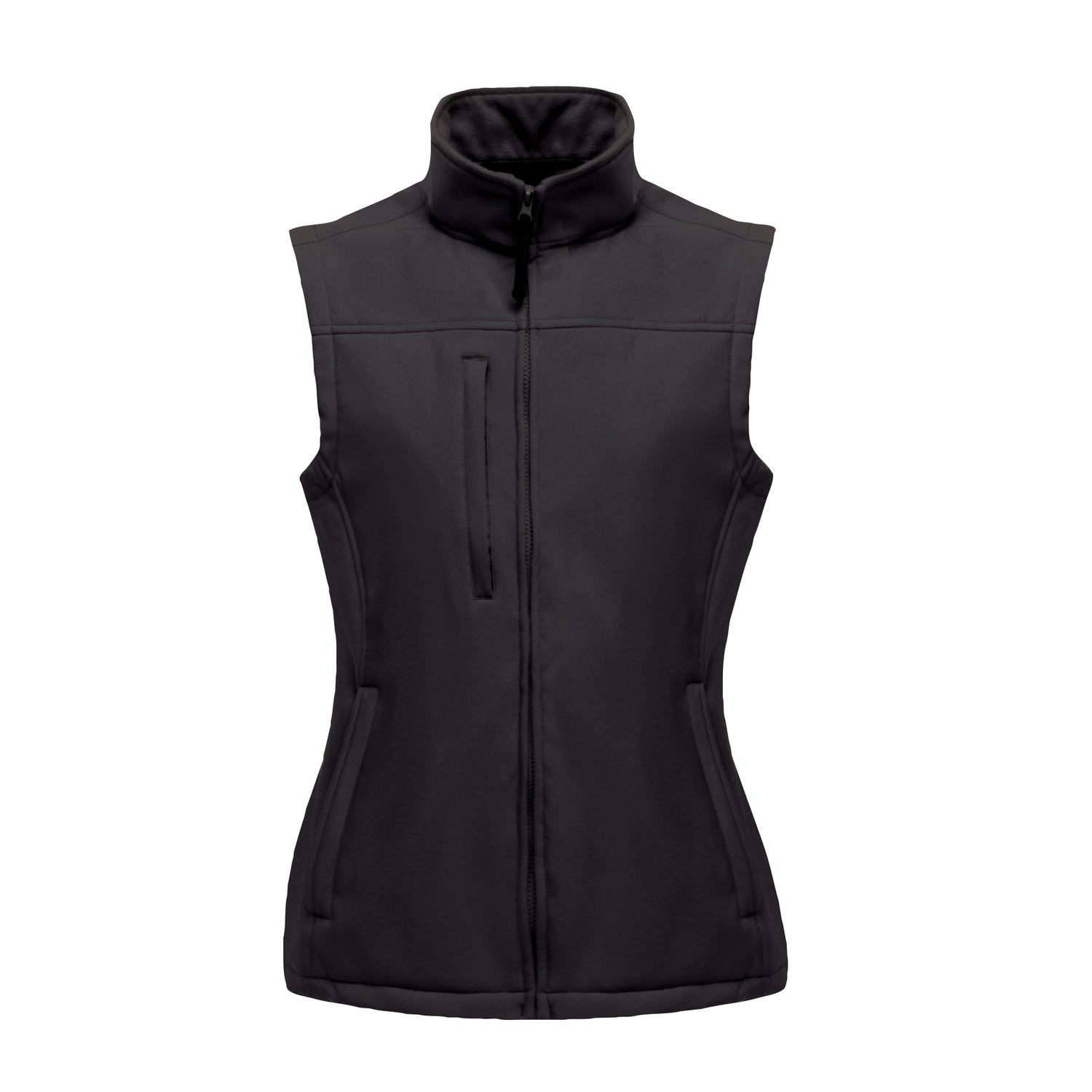 Womens Flux Softshell Bodywarmer | BLACK/BLACK