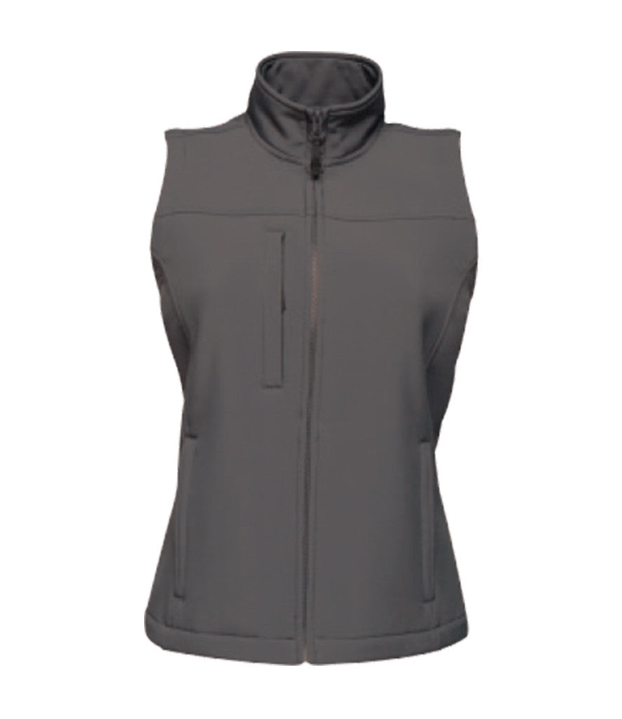 Womens Flux Softshell Bodywarmer | SEAL GREY