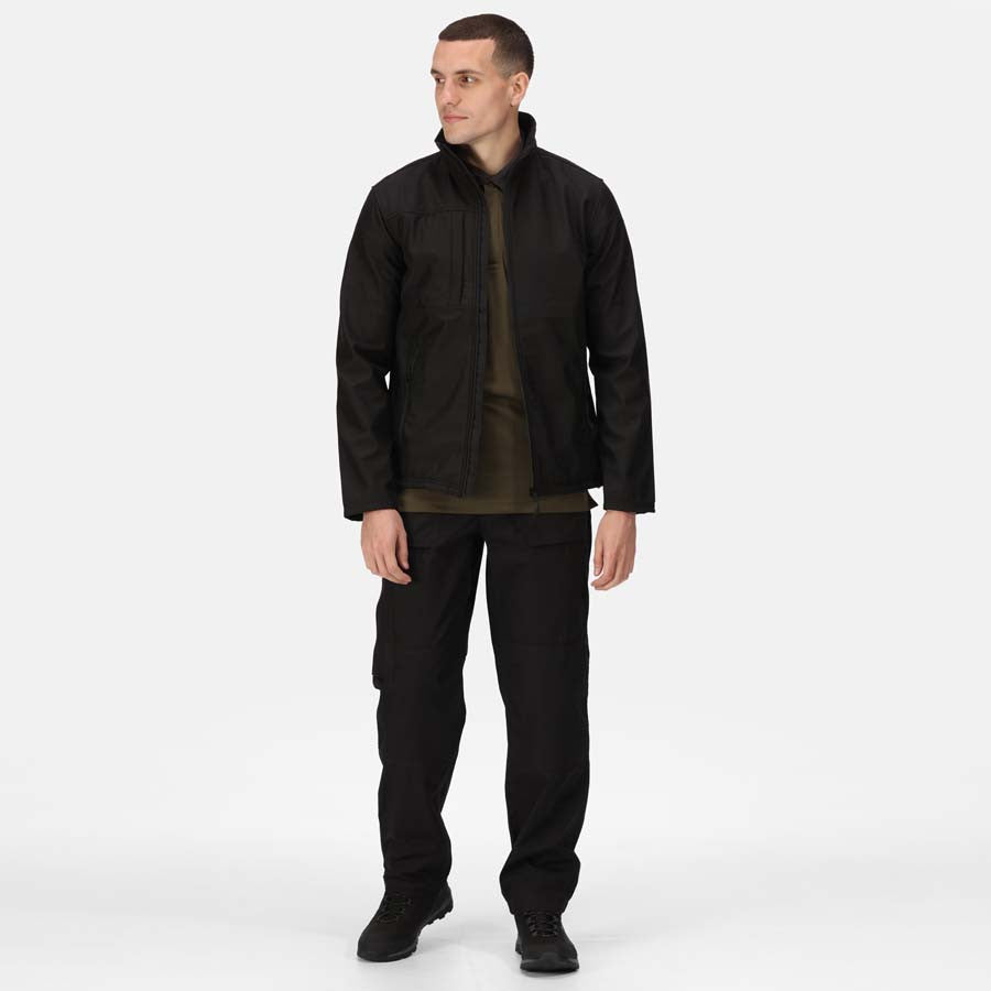 Octagon II Printable 3-Layer Membrane Softshell | BLACK/BLACK