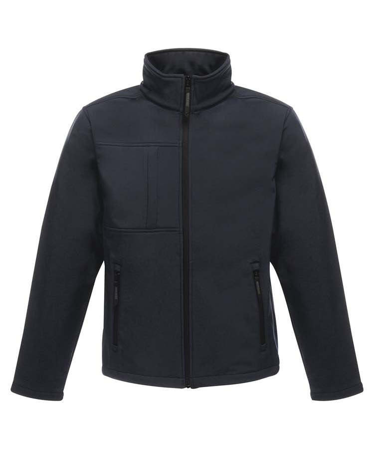 Octagon II Printable 3-Layer Membrane Softshell | NAVY/SEAL GREY