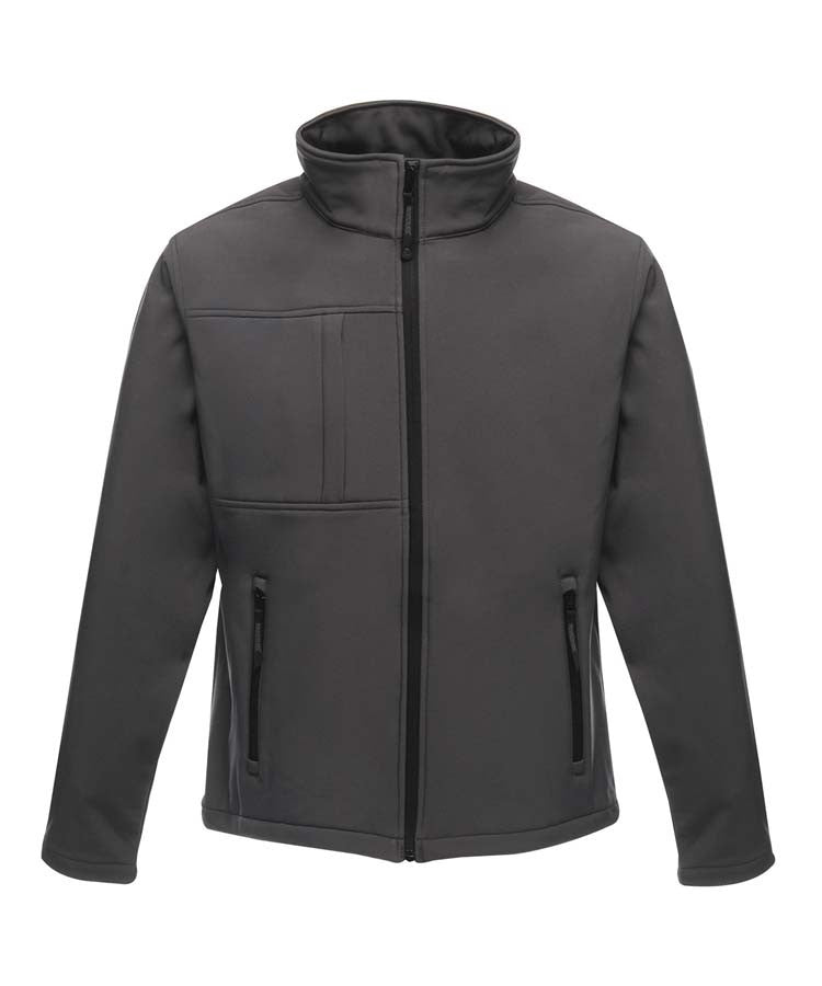 Octagon II Printable 3-Layer Membrane Softshell | SEAL GREY/BLACK