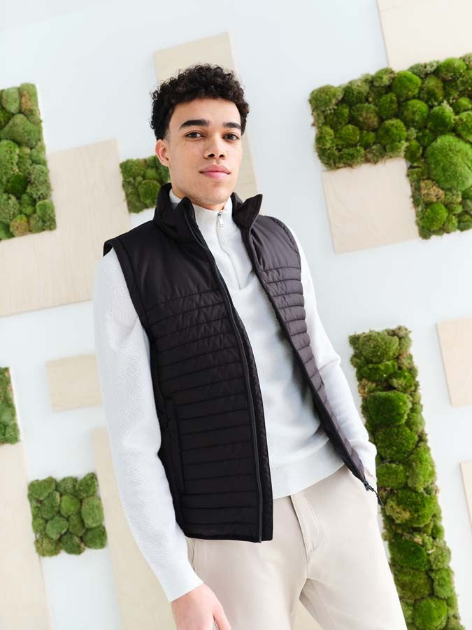 Honestly Made Recycled Thermal Bodywarmer | BLACK