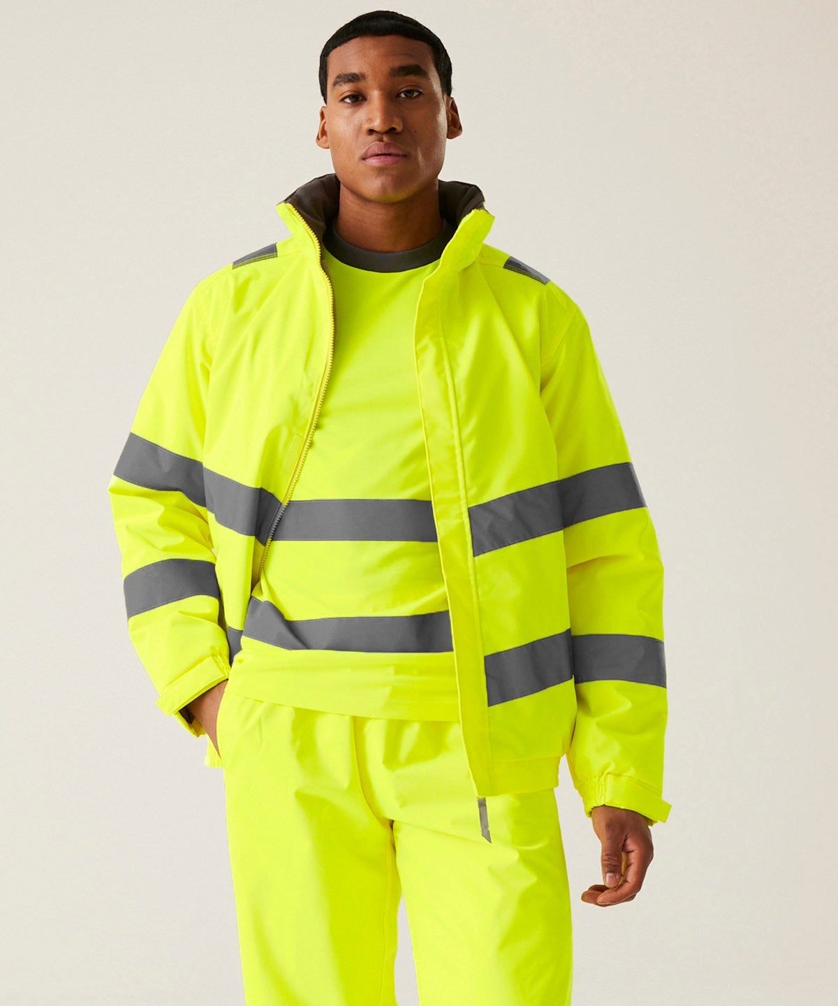 Hi Vis Pro Contract Dover Jacket | YELLOW