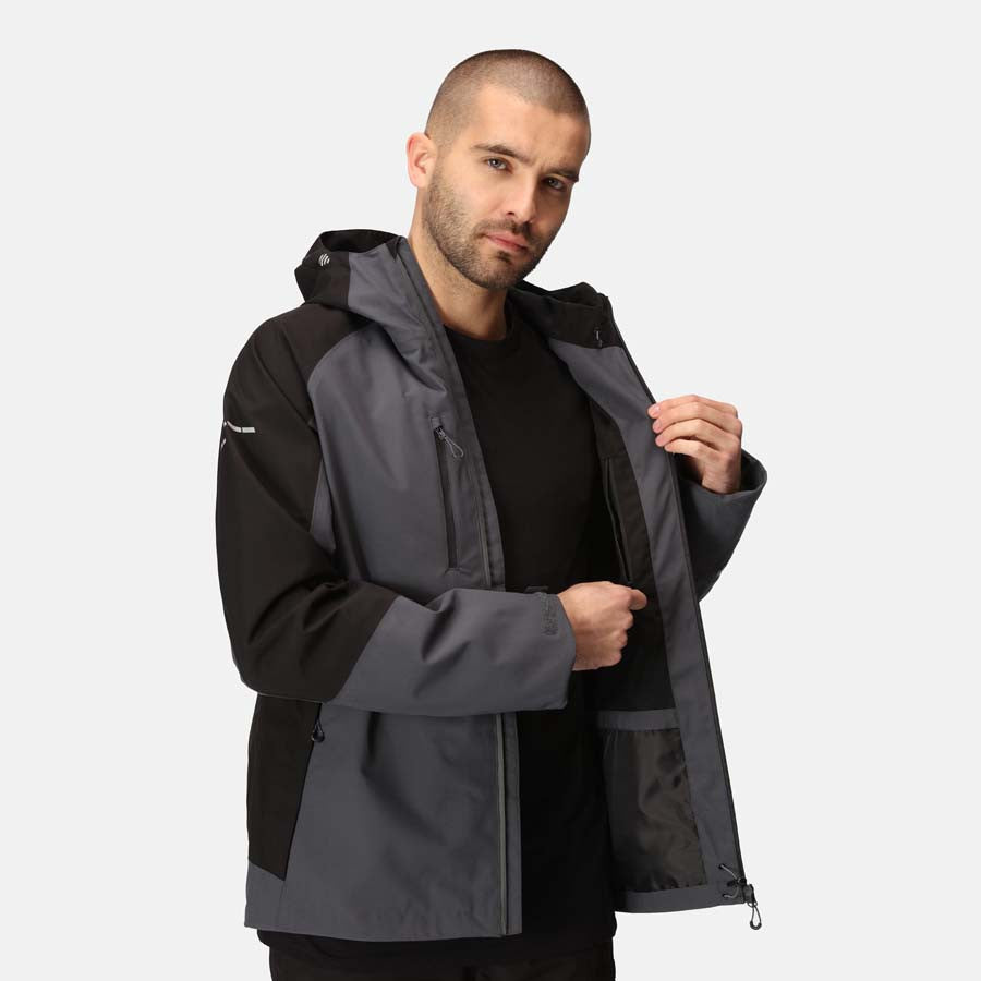 X-Pro Beacon Brite Light Waterproof Jacket | BLACK
