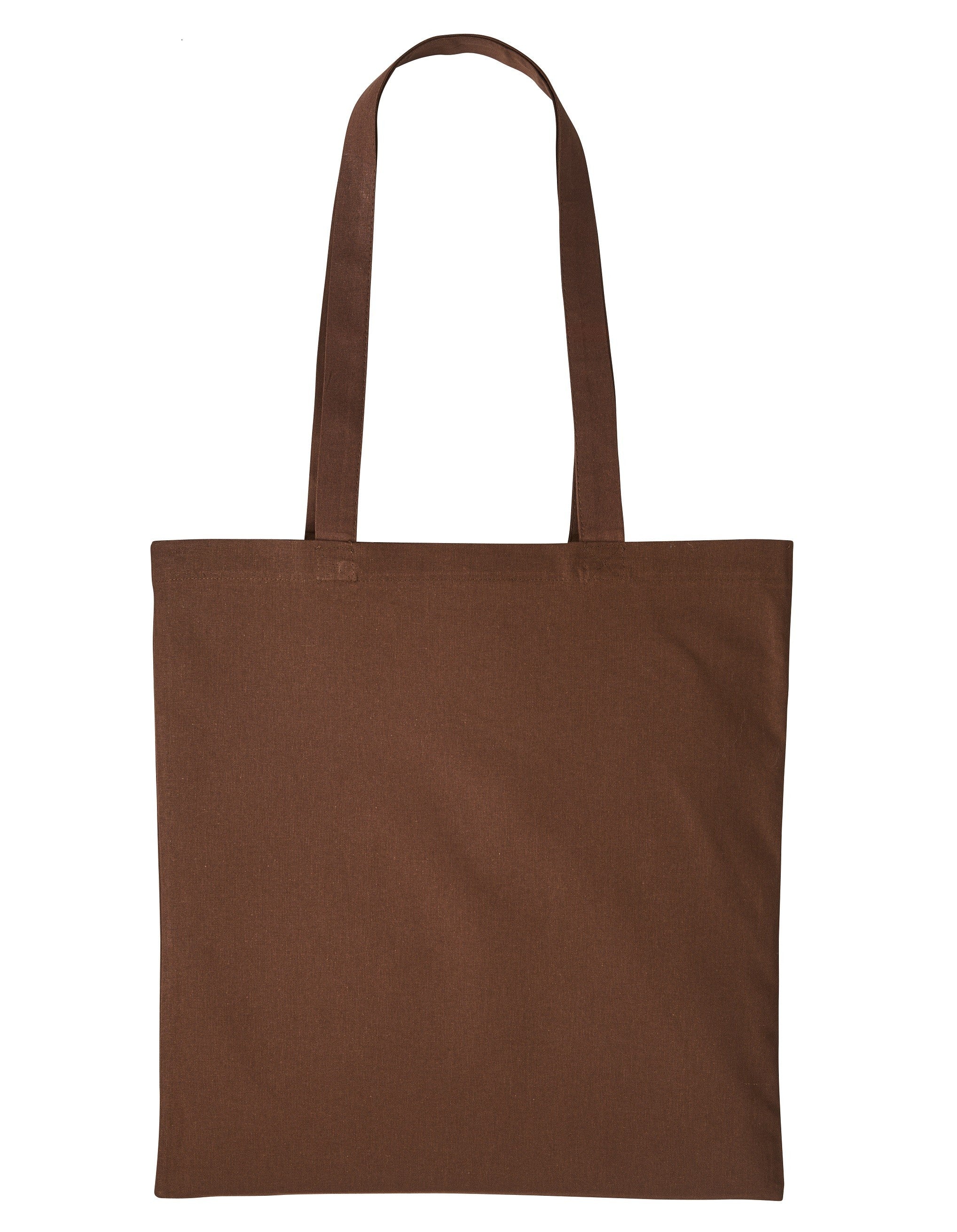Cotton Promo Shoulder Tote | DARK BROWN