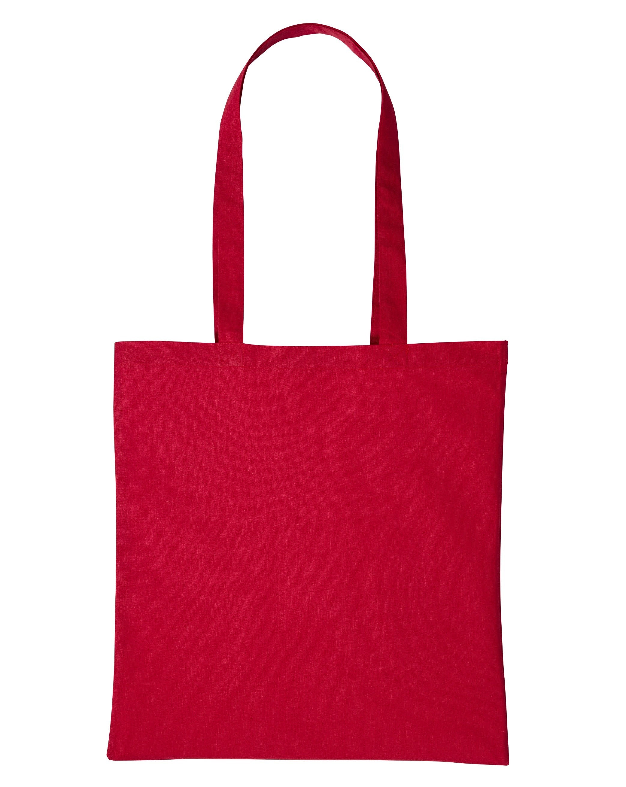 Cotton Promo Shoulder Tote | HOT RED
