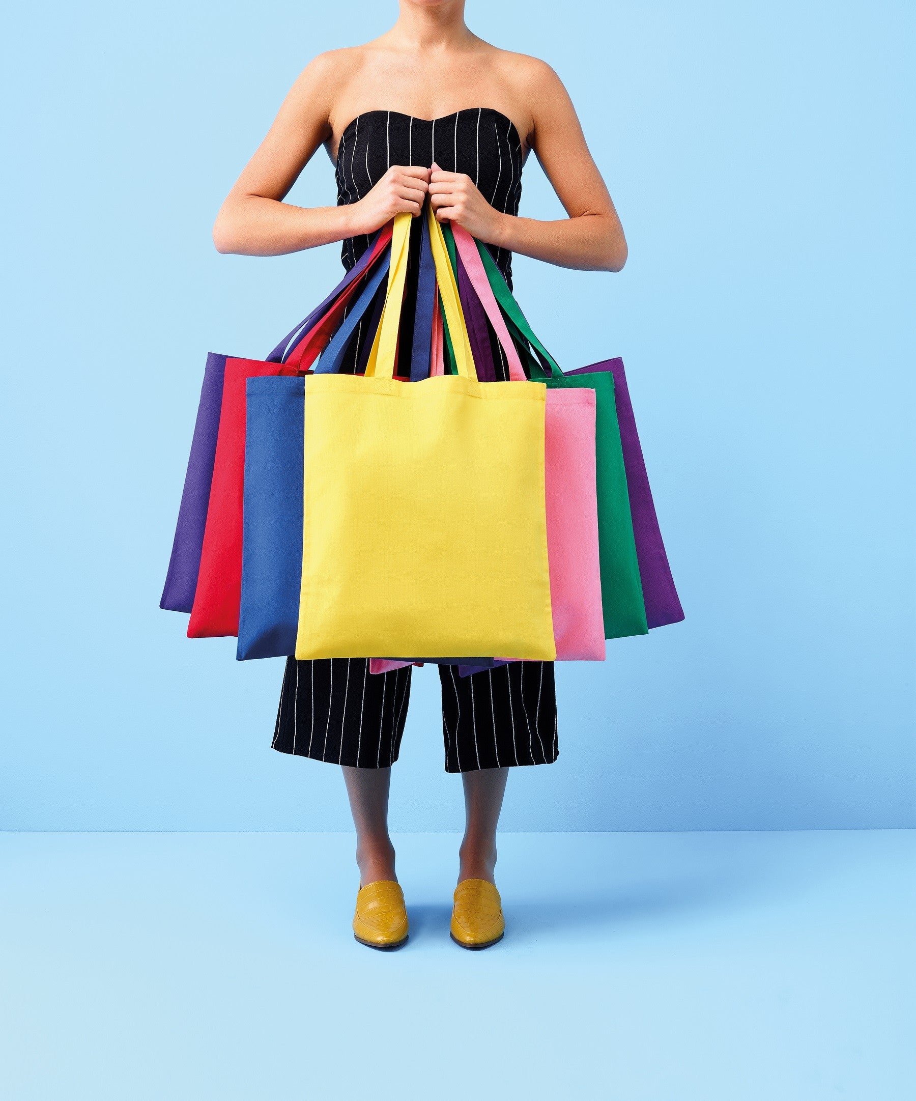 Cotton Promo Shoulder Tote | OLIVE