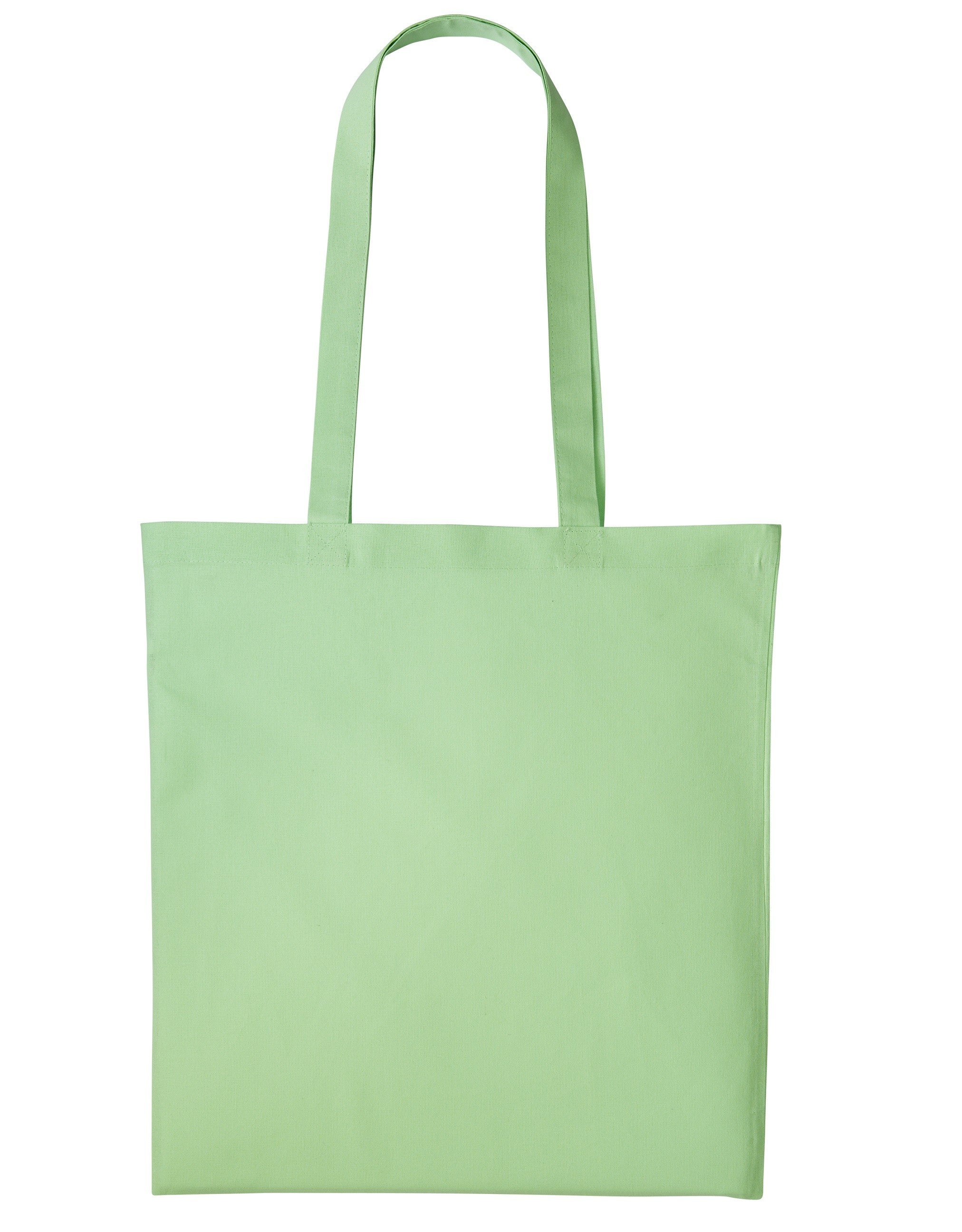 Cotton Promo Shoulder Tote | PASTEL GREEN