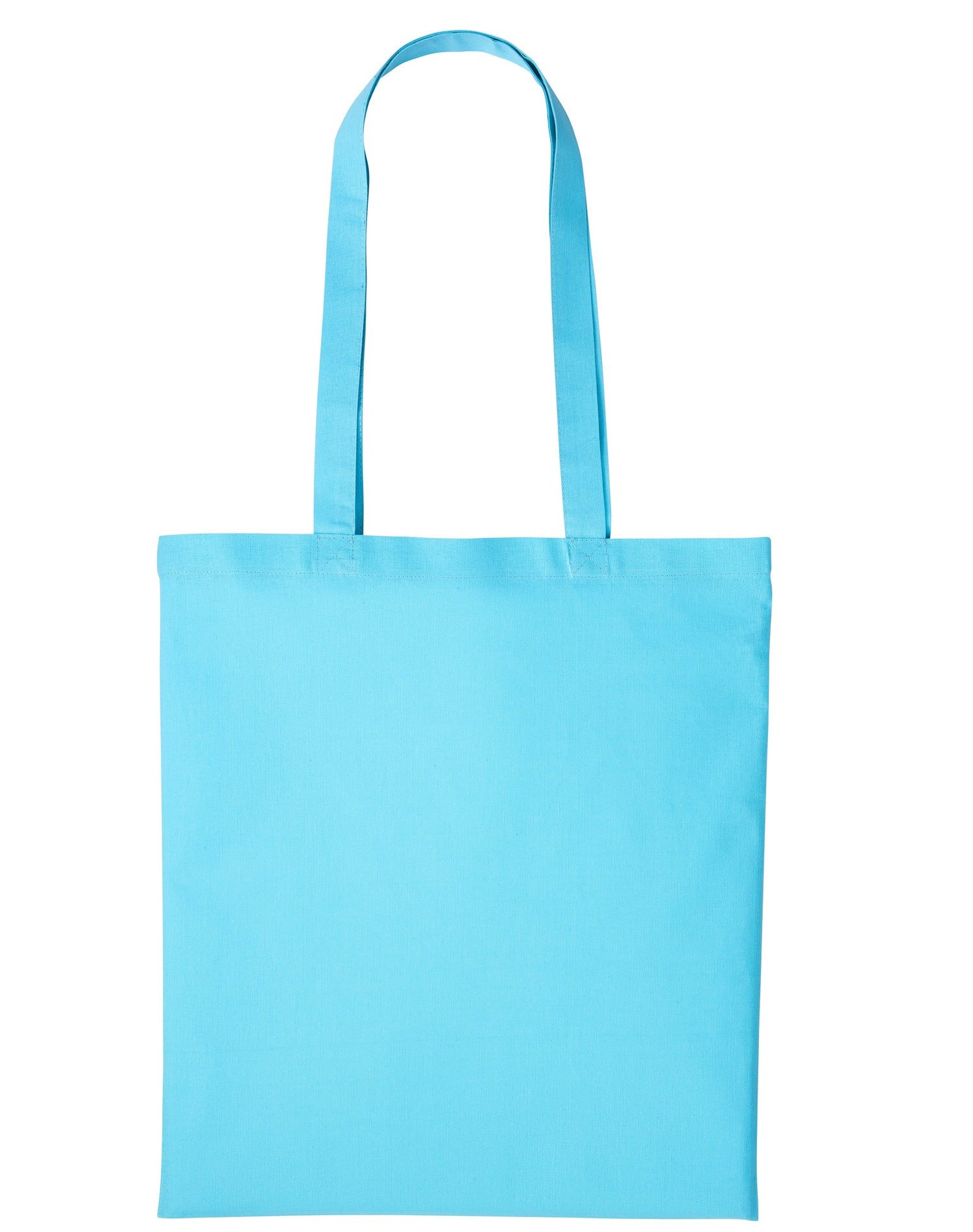 Cotton Promo Shoulder Tote | TURQUOISE