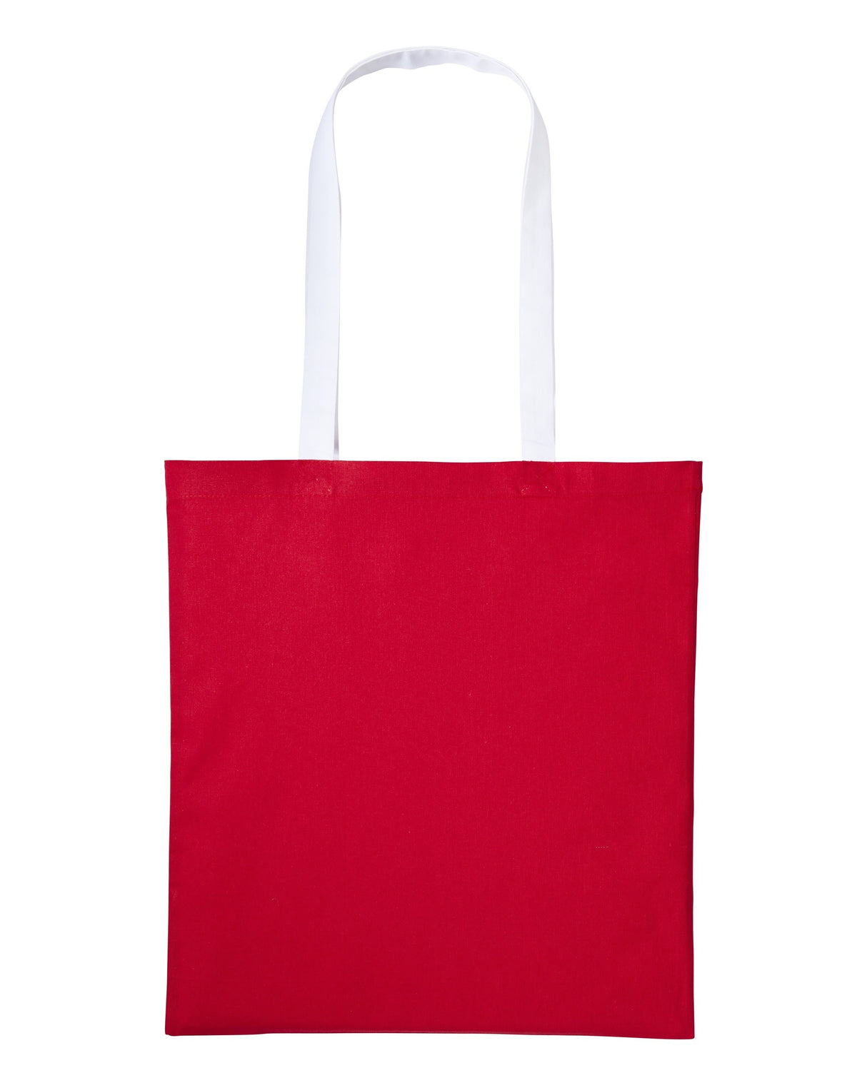 Varsity Cotton Tote Long Handle | RED/WHITE