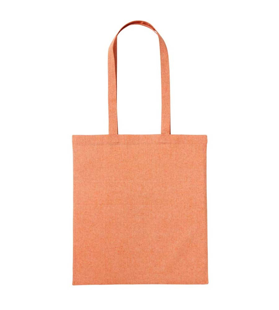 Recycled Cotton Shopper Long Handle | ORANGE MARL