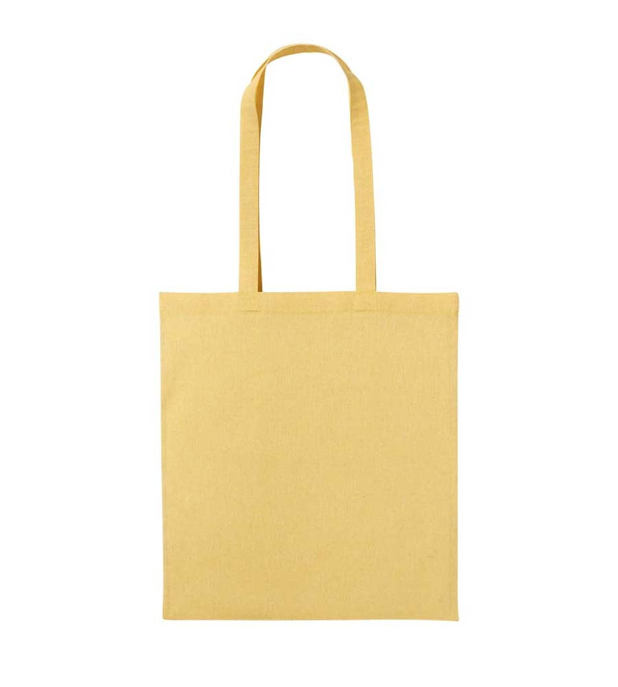Recycled Cotton Shopper Long Handle | YELLOW MARL