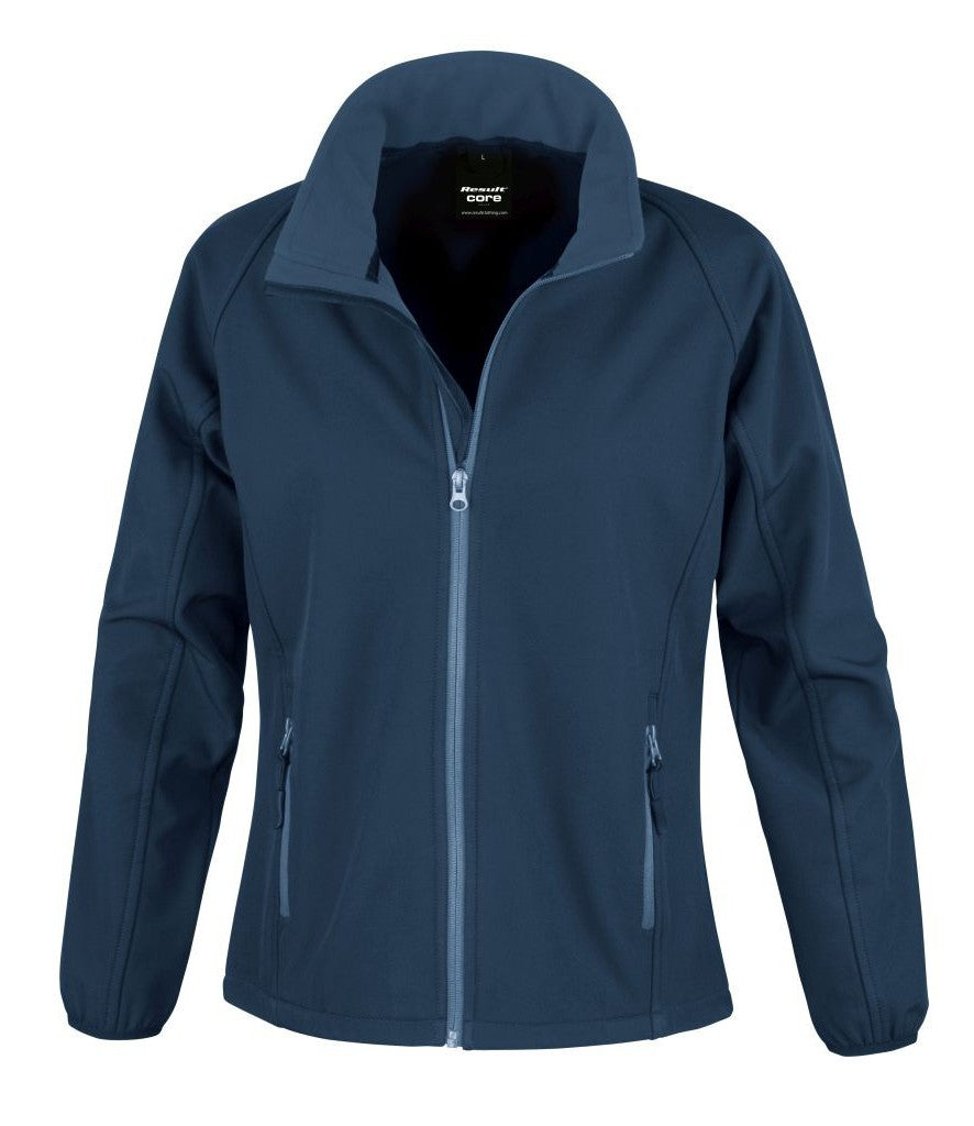 Ladies Printable Softshell | NAVY/NAVY