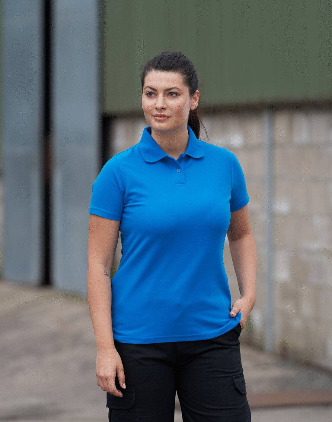 Ladies Pro Polo | SOLID GREY