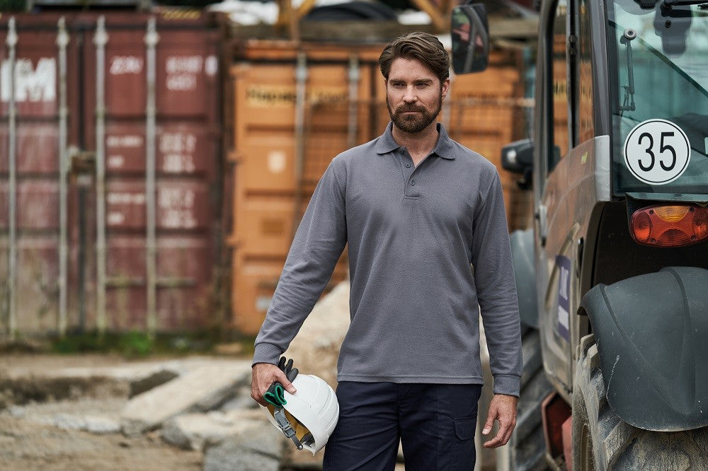 Pro Long Sleeve Polo | NAVY