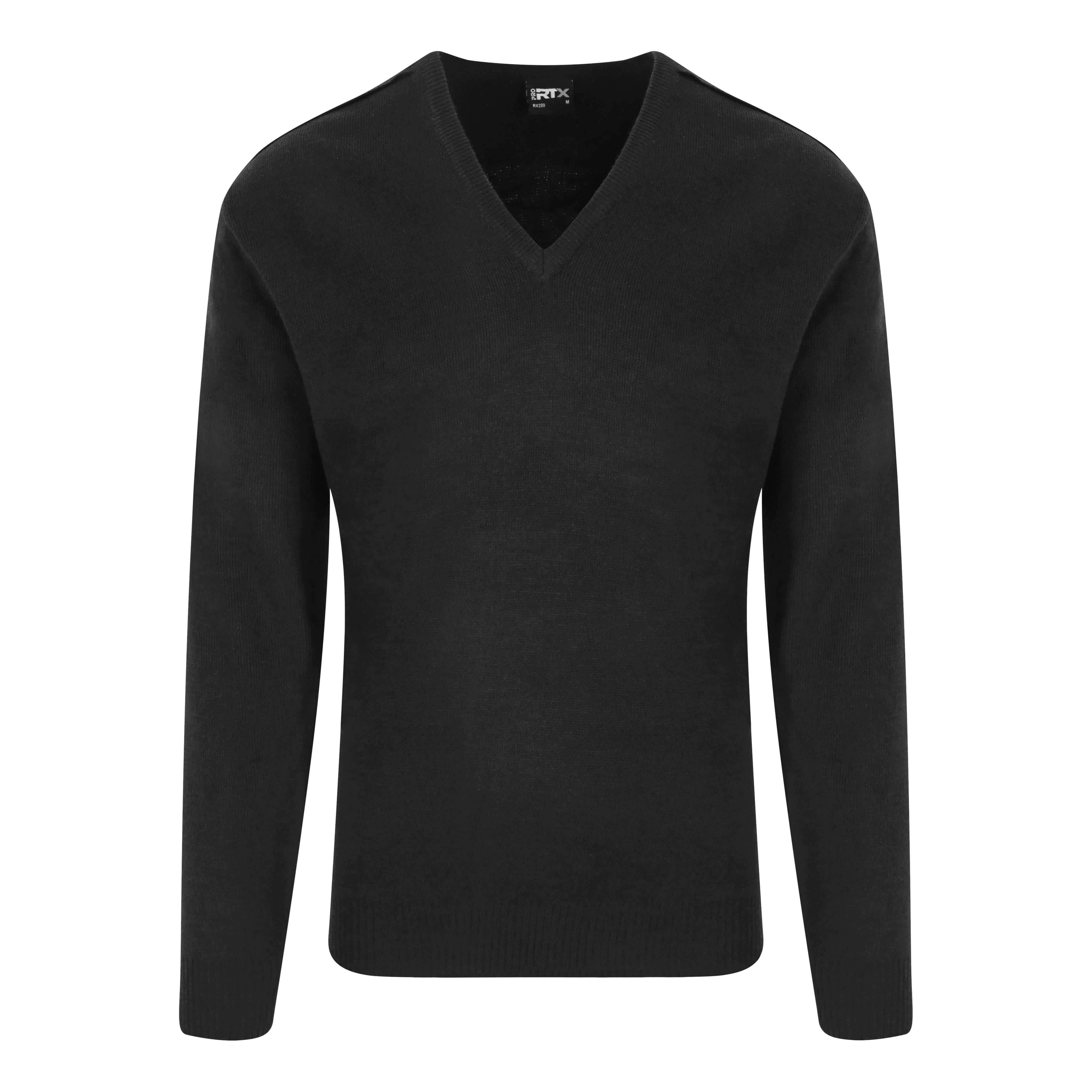 Pro V-Neck Sweater | BLACK