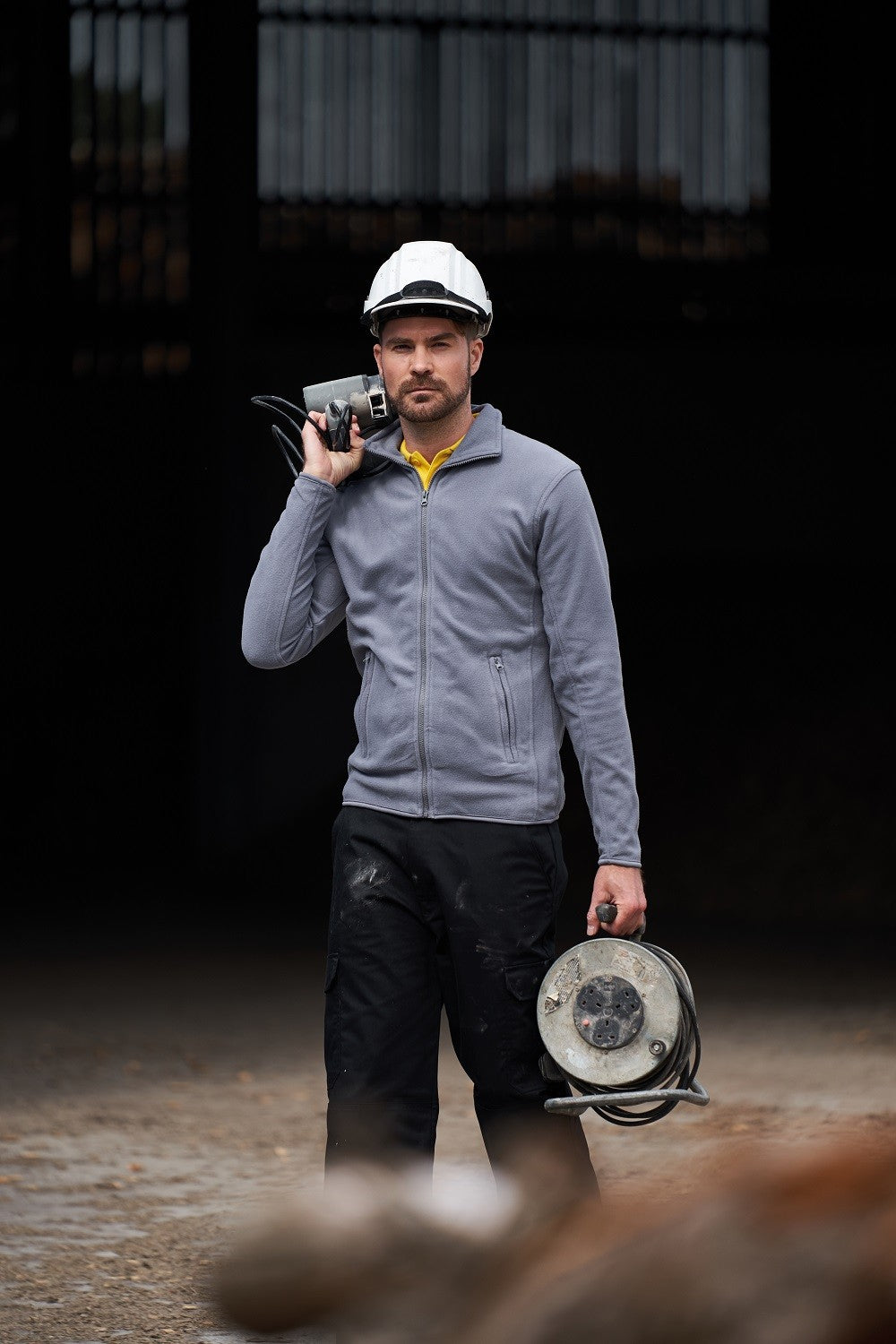 Pro Microfleece Jacket | SOLID GREY