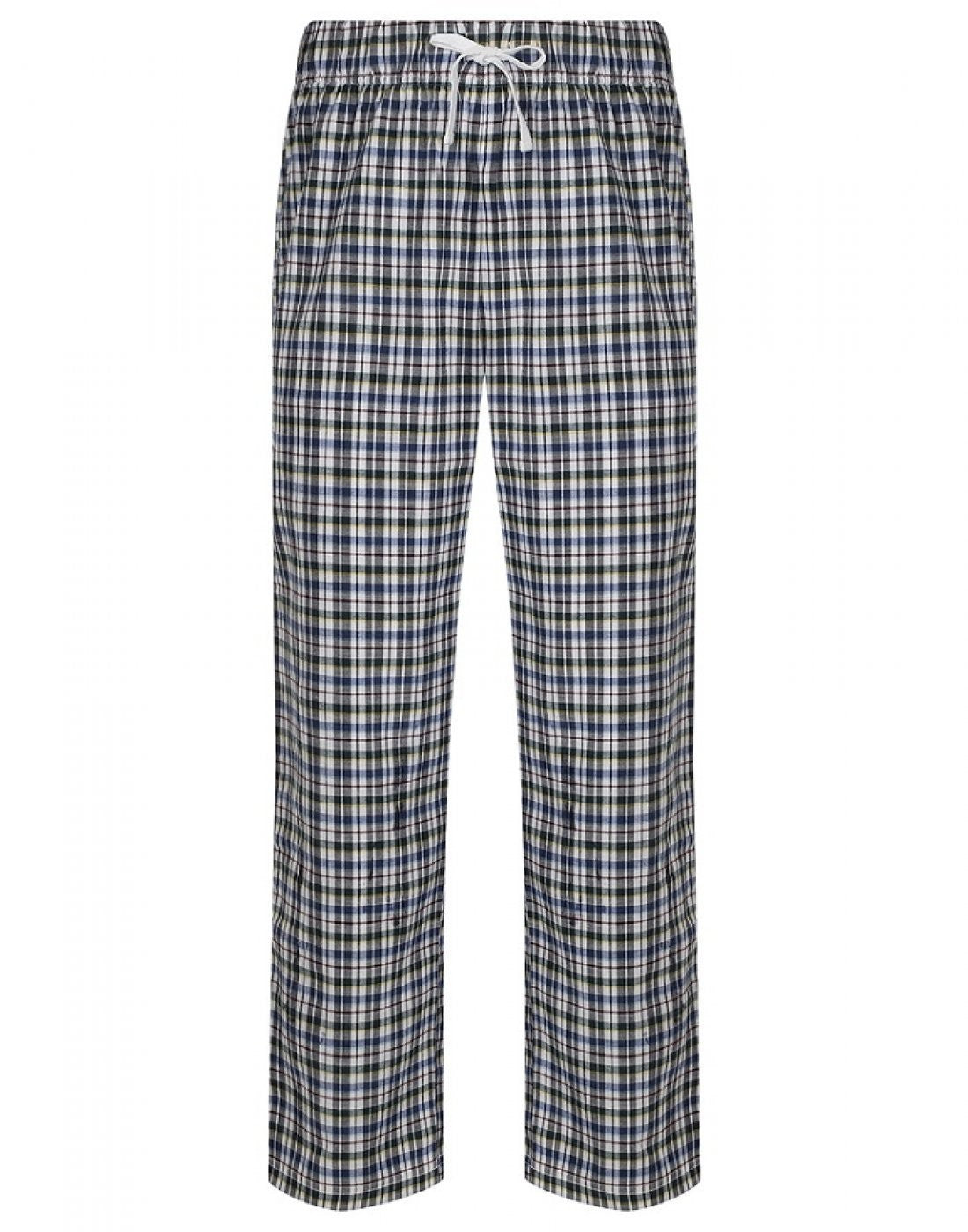 Mens Tartan Lounge Pants | WHITE/MULTICHECK