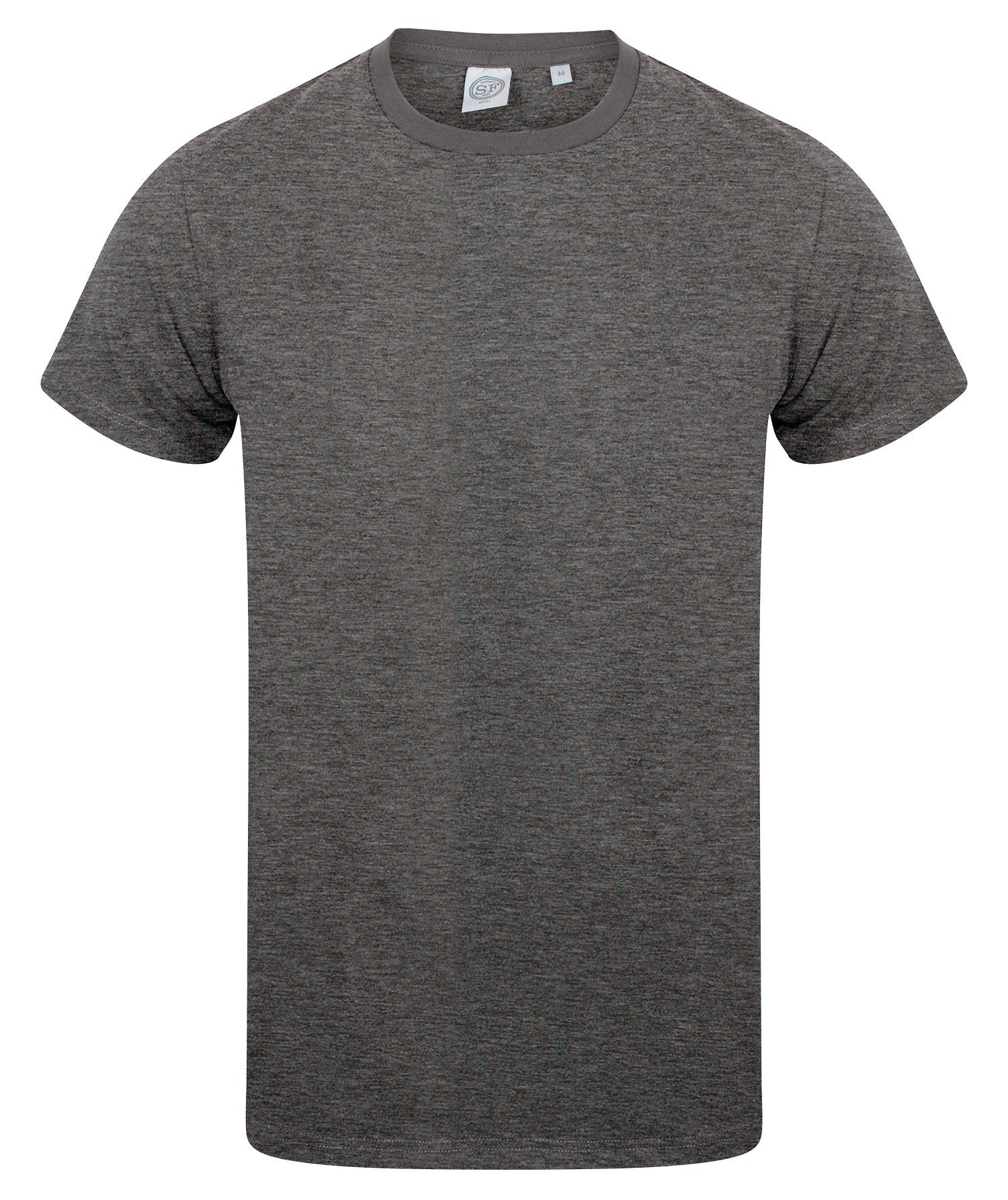 Mens Feel Good Stretch T-Shirt | HEATHER CHARCOAL