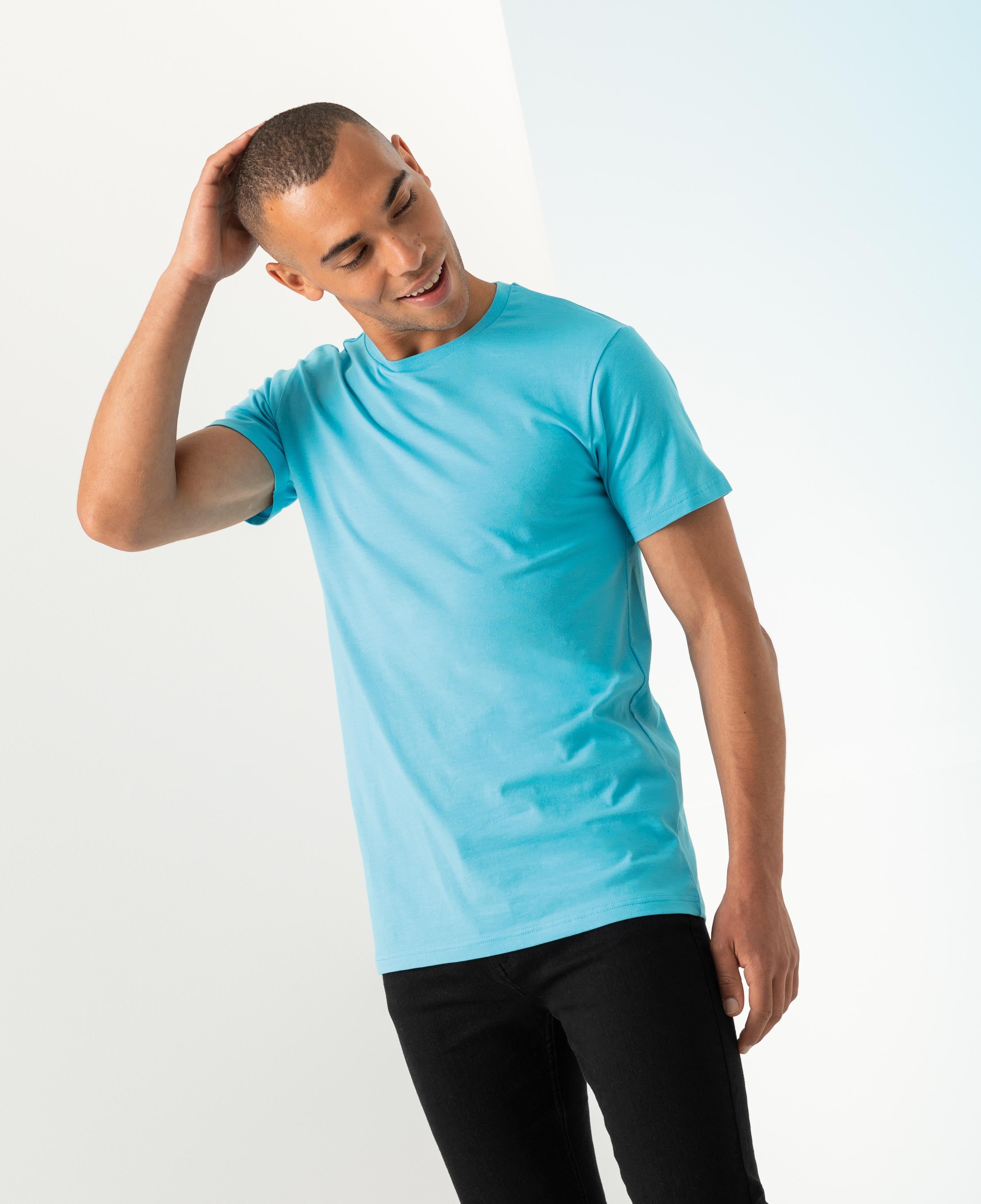 Men's Feel Good Stretch T-Shirt | SURF BLUE