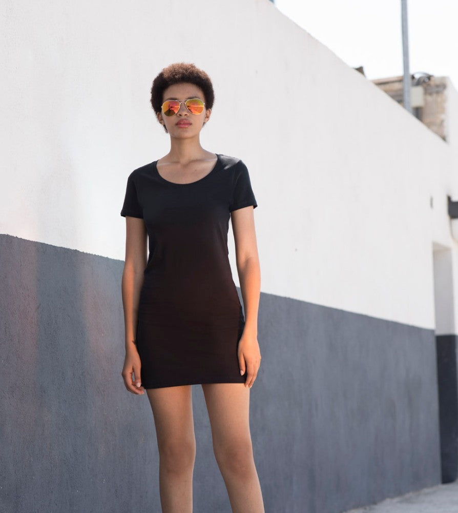 T-Shirt Dress | BLACK
