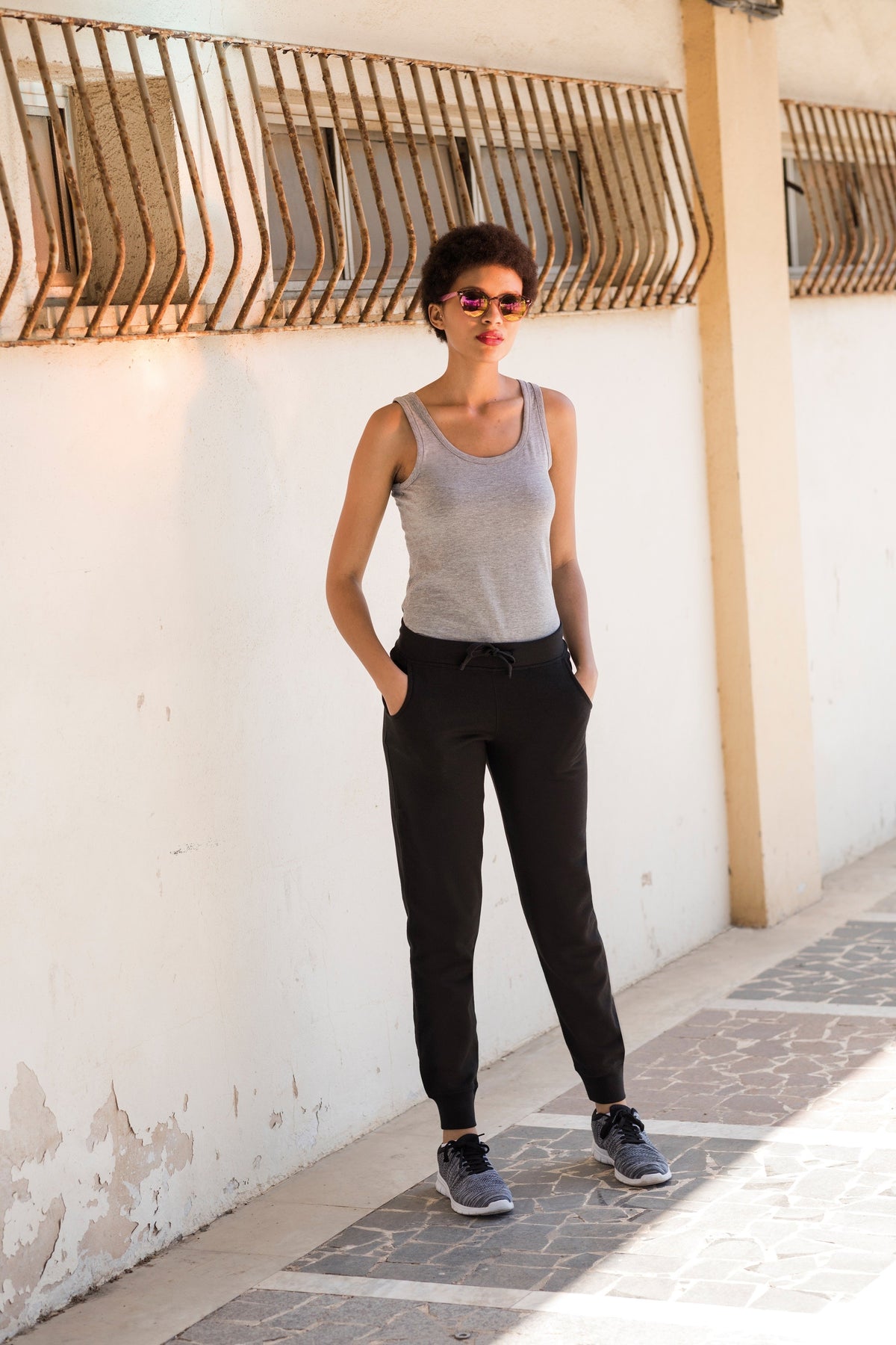 Women's Slim Cuffed Jogger | BLACK