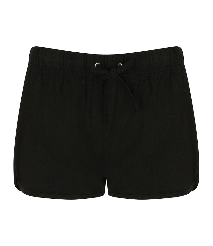 Women's Retro Shorts | BLACK/BLACK