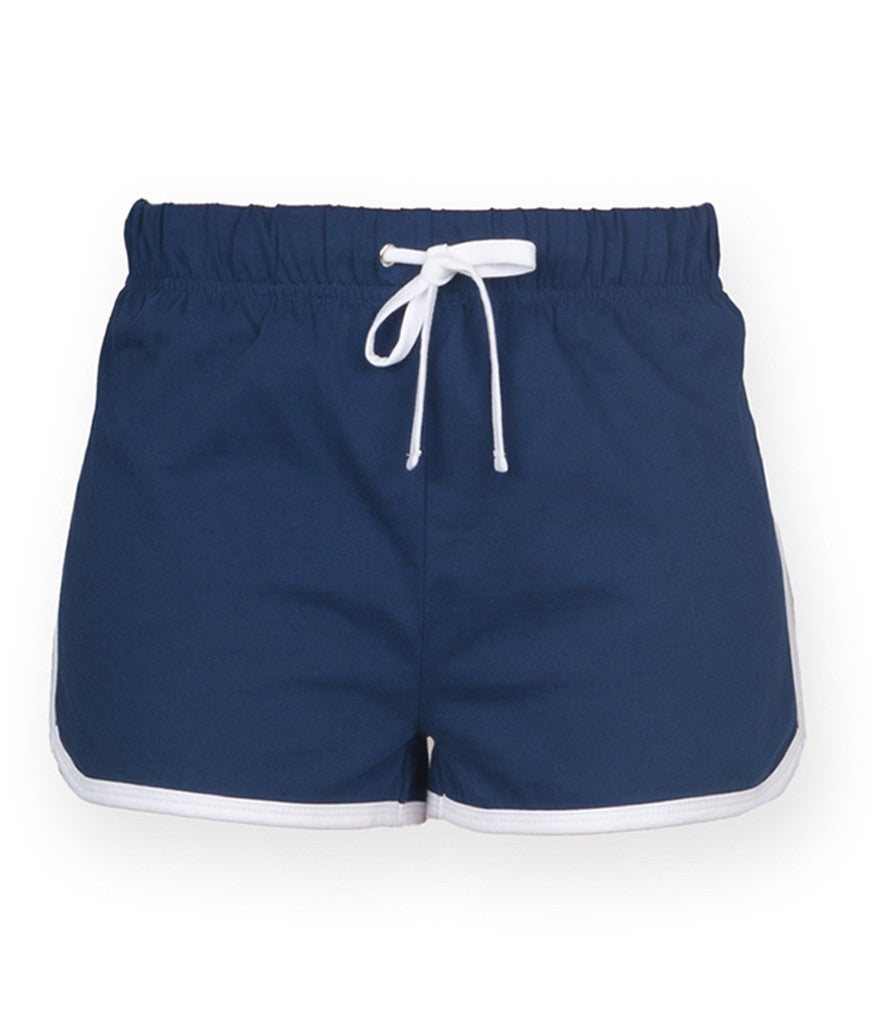 Women's Retro Shorts | NAVY/WHITE