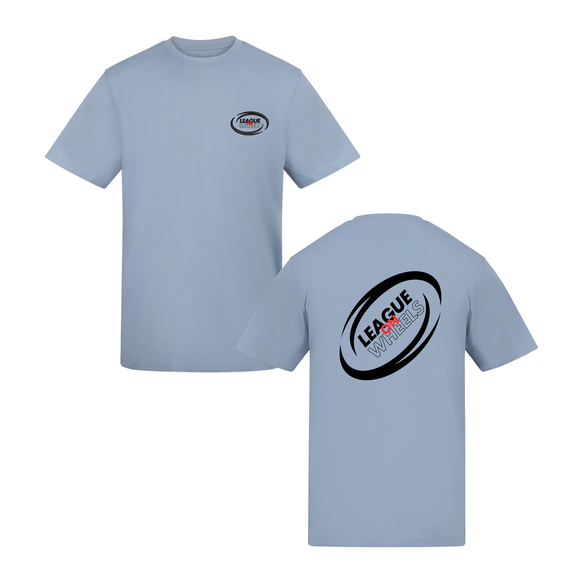 League on Wheels T-Shirt | SKY BLUE