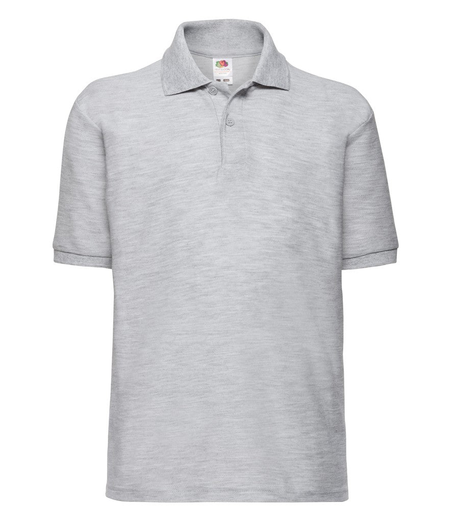 Kids 65/35 Polo | HEATHER GREY