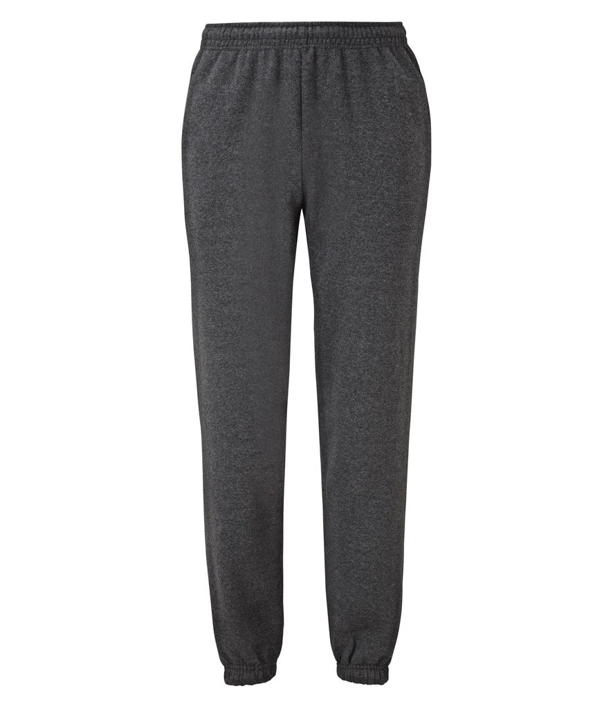 Elasticated Jog Pants | DARK HEATHER GREY