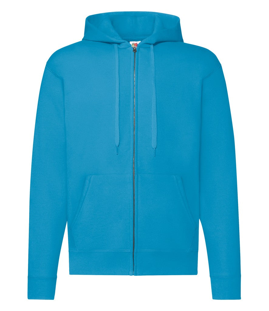 Zip Through Hooded Sweat | AZURE BLUE