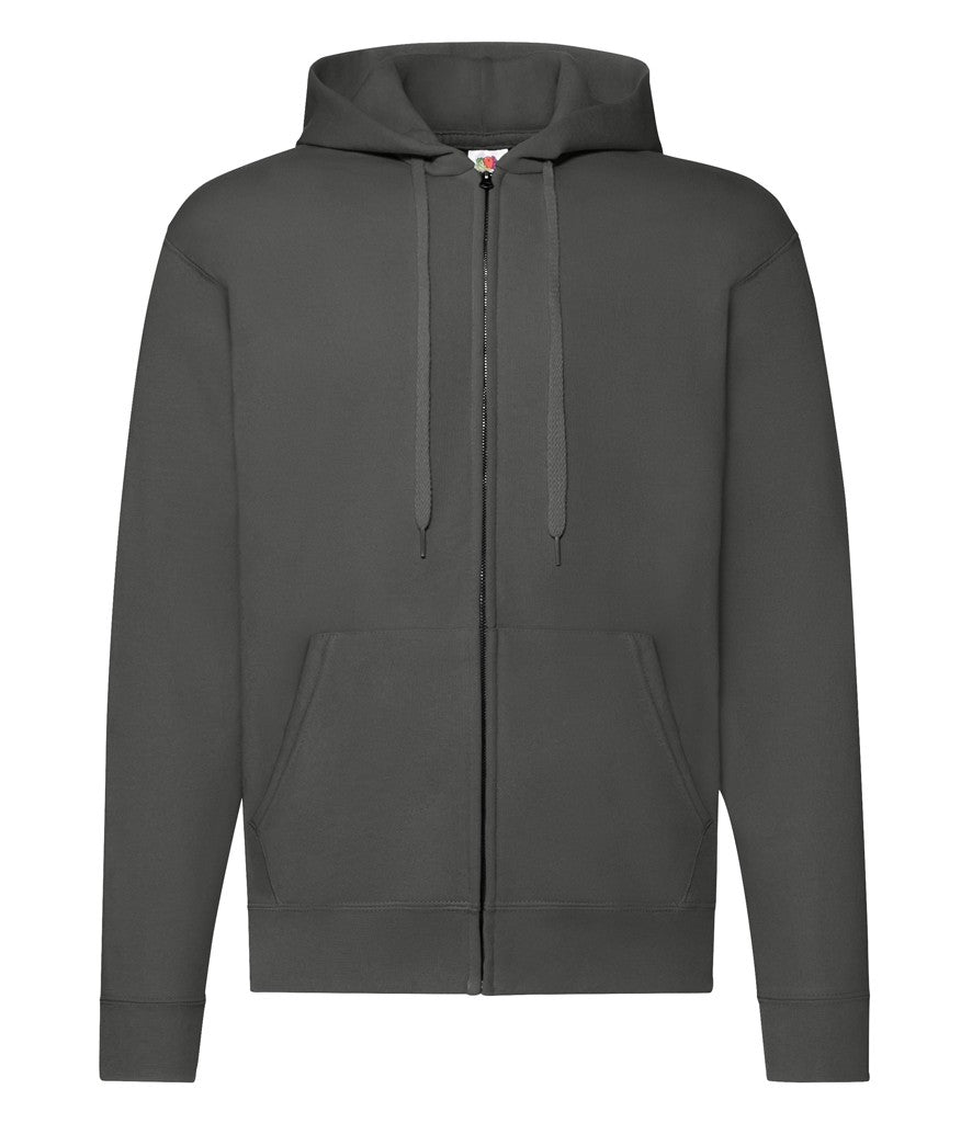 Zip Through Hooded Sweat | LIGHT GRAPHITE