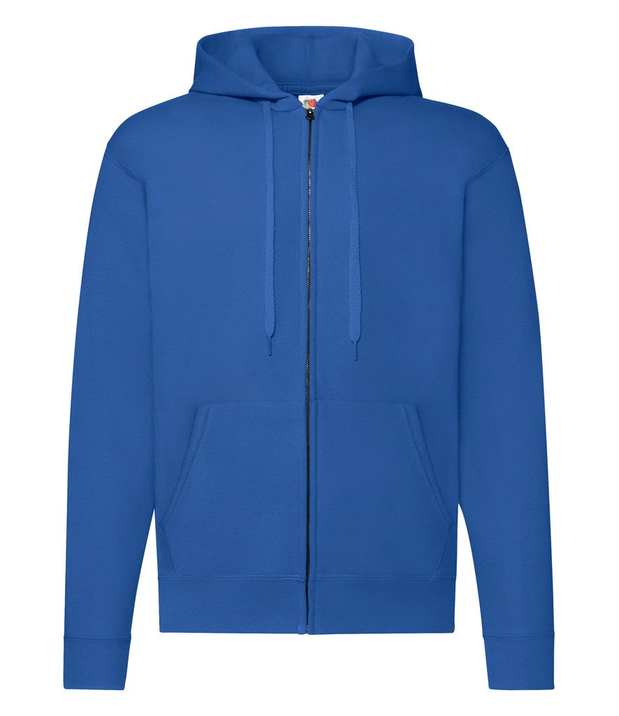 Zip Through Hooded Sweat | ROYAL