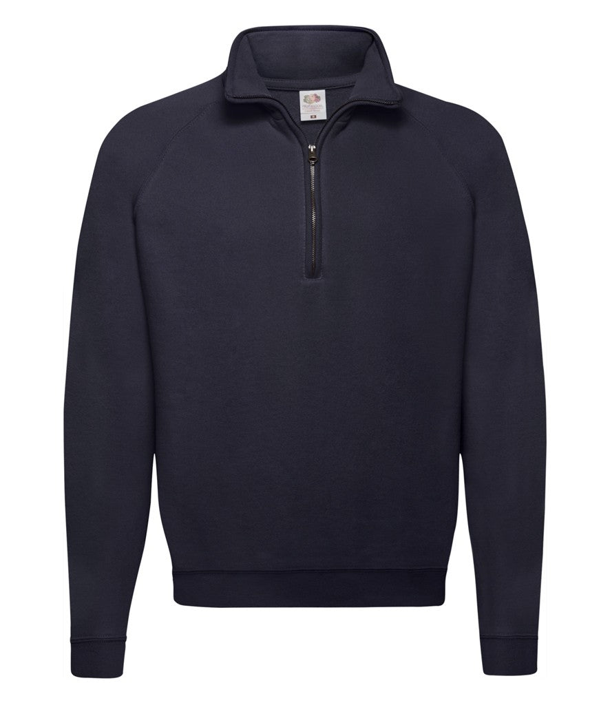 Zip Neck Sweat | DARK NAVY