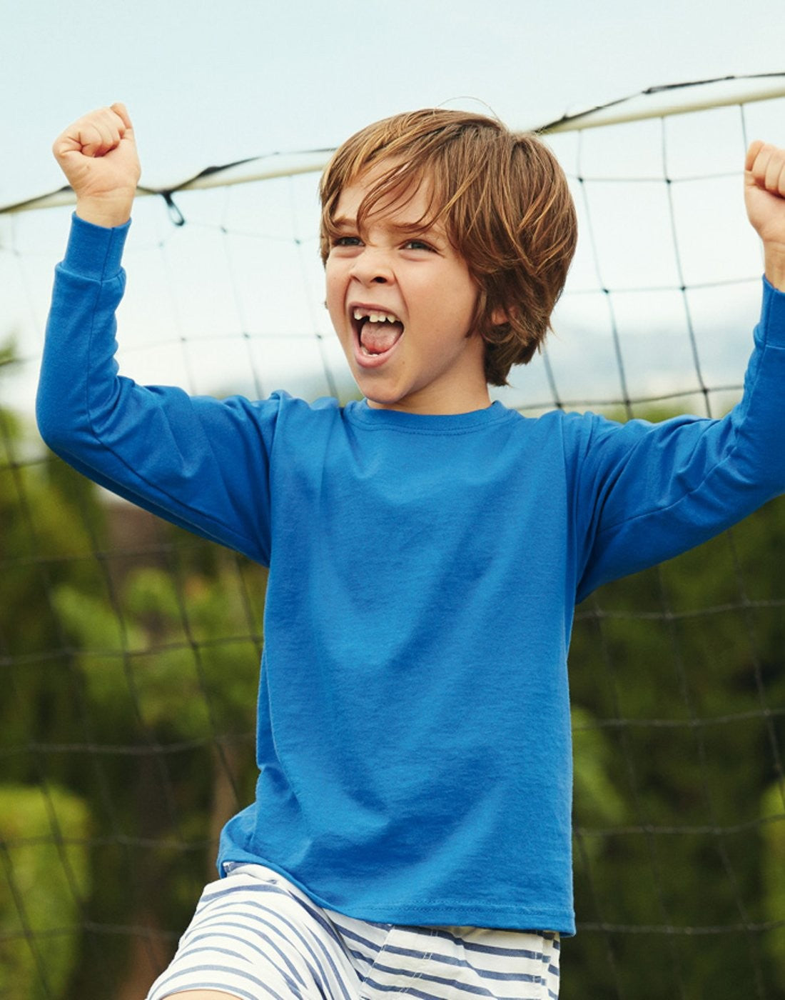 Kids Long Sleeve Valueweight T | DARK HEATHER GREY